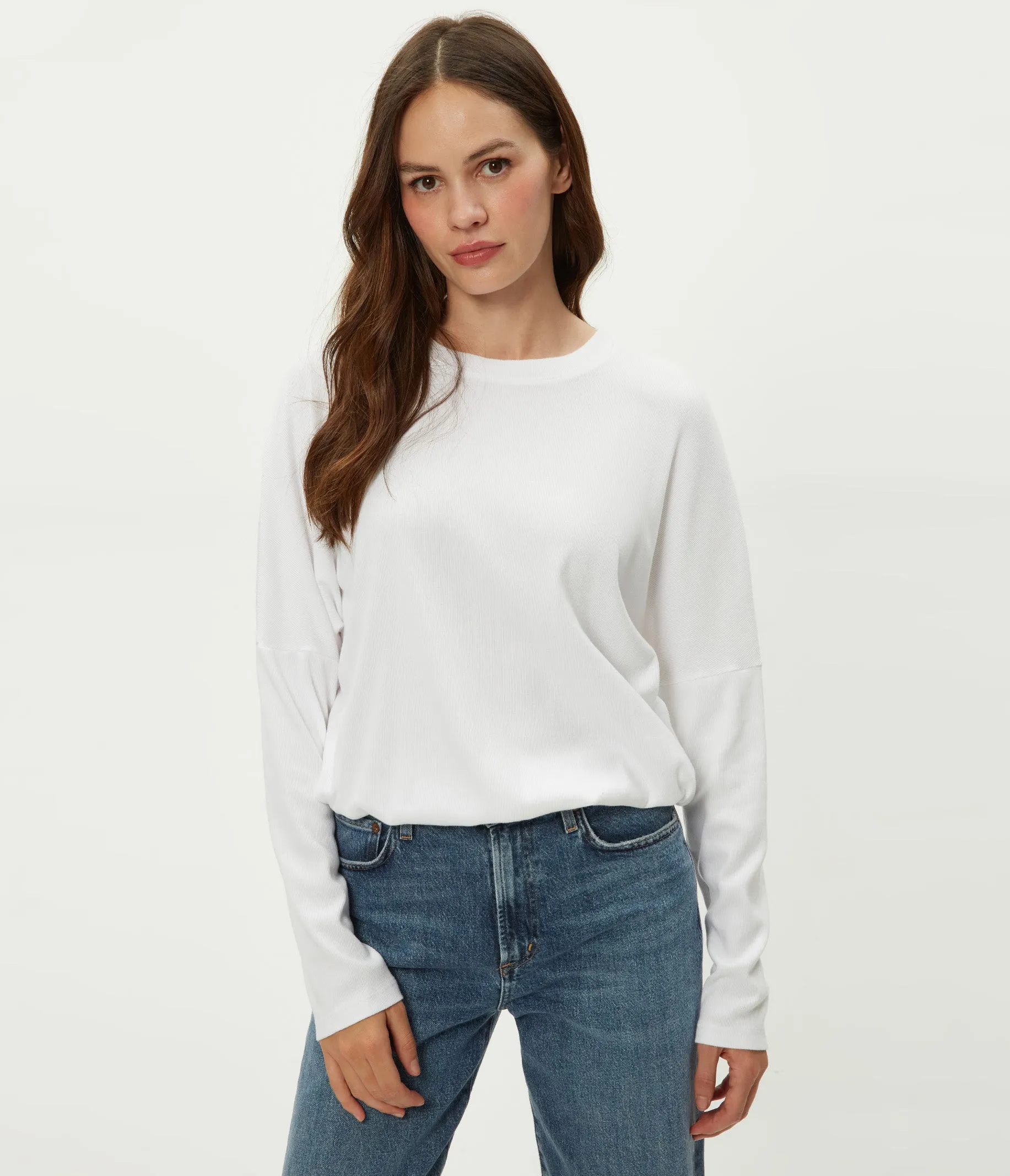 Kaley Crewneck Tee sold by Michael Stars product image thumbnail 5