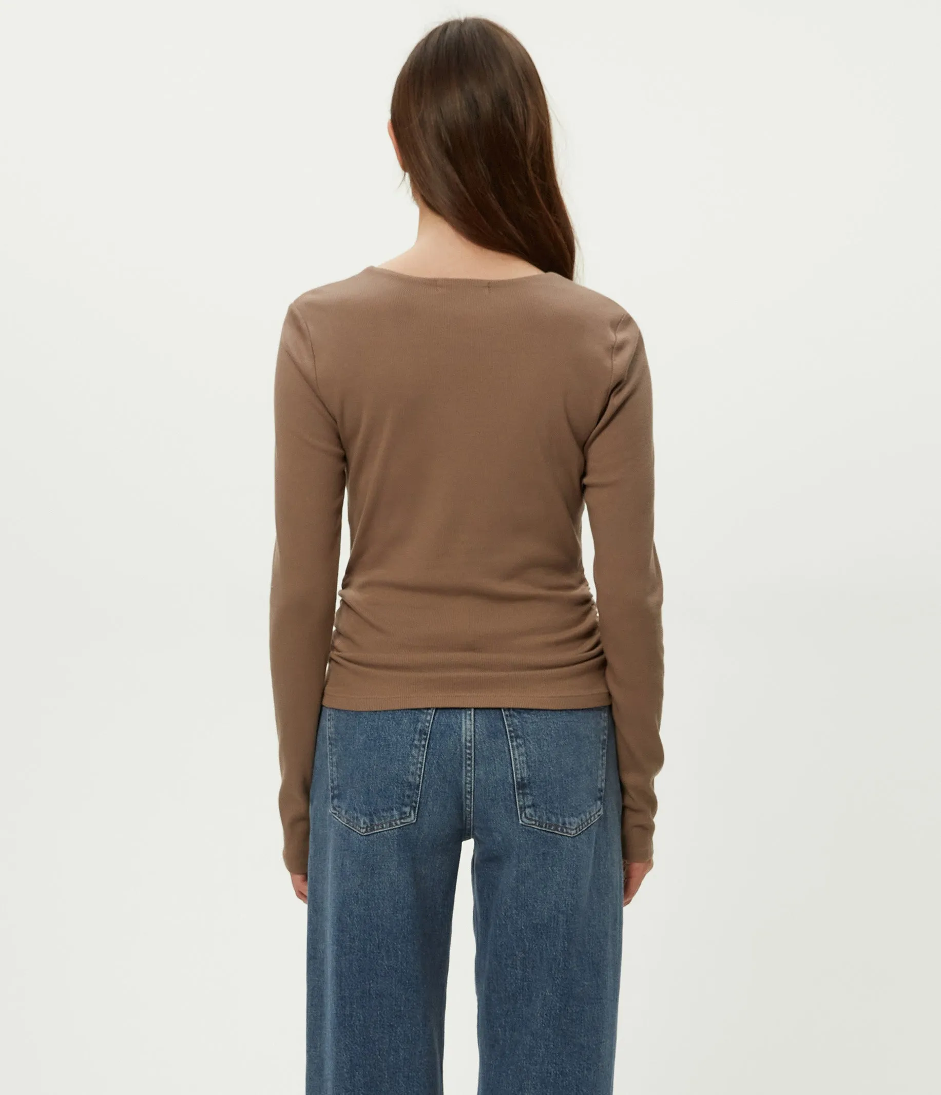 Sarah Square Neck Tee sold by Michael Stars product image thumbnail 4