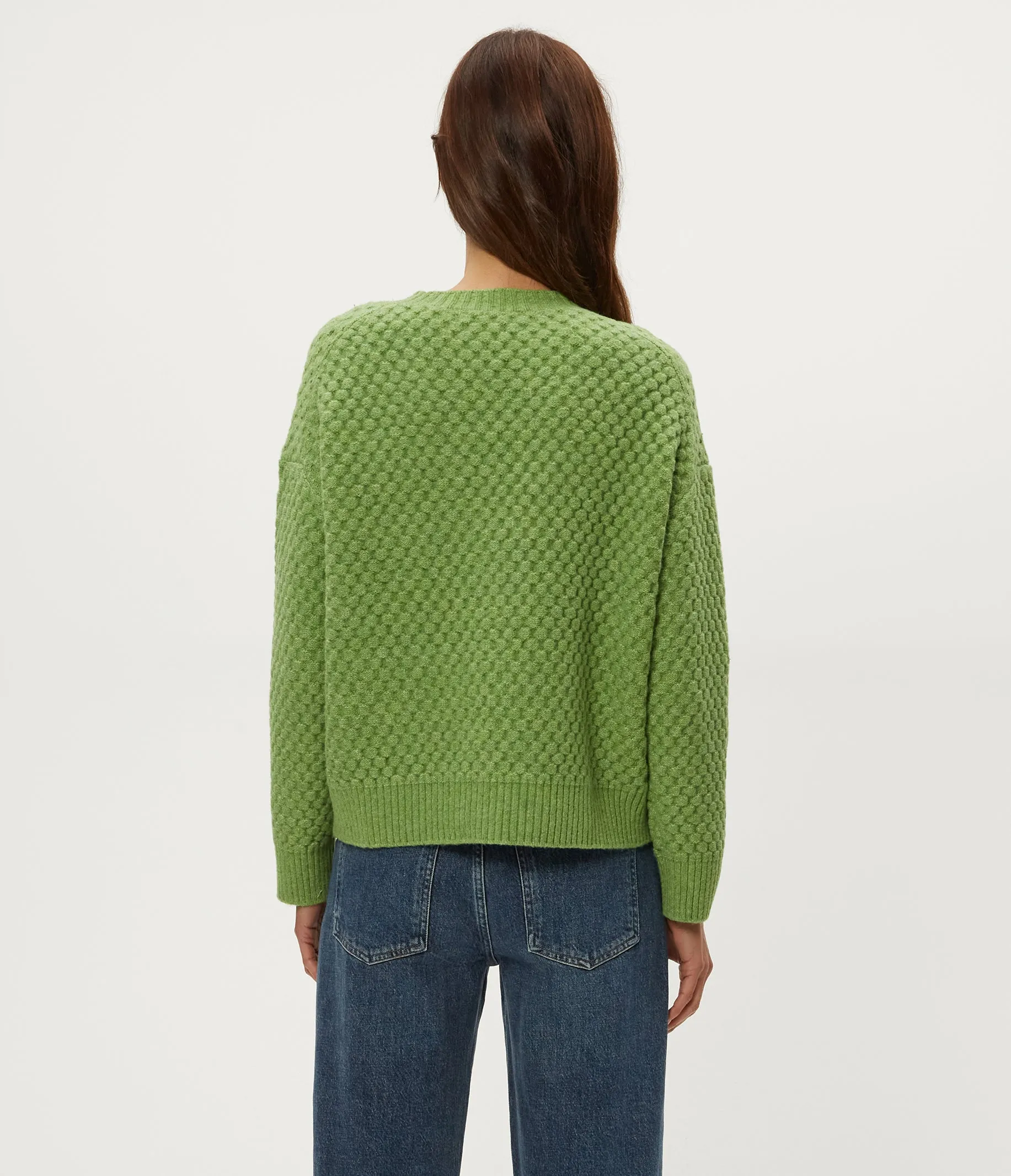 Sophia Honeycomb Stitch Sweater sold by Michael Stars product image thumbnail 5