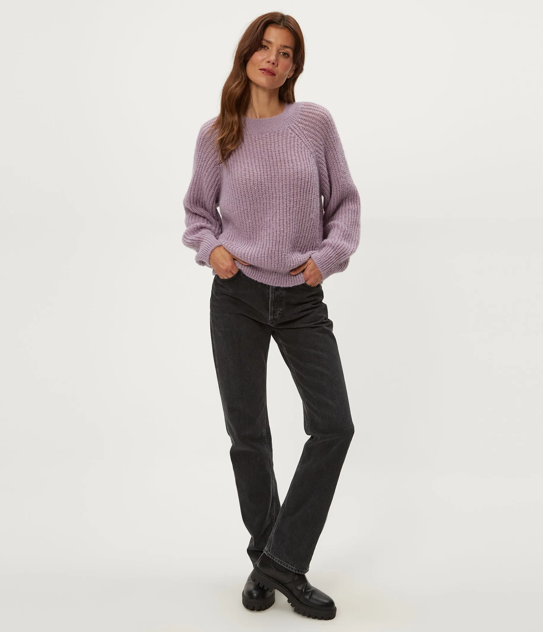 Indra Crewneck Sweater sold by Michael Stars product image thumbnail 3