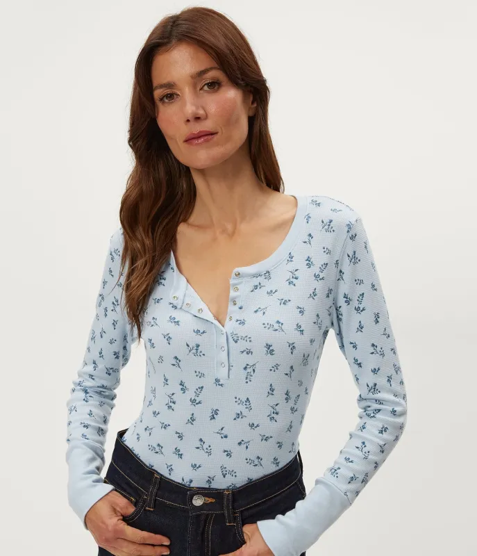 Regan Printed Henley made by Michael Stars