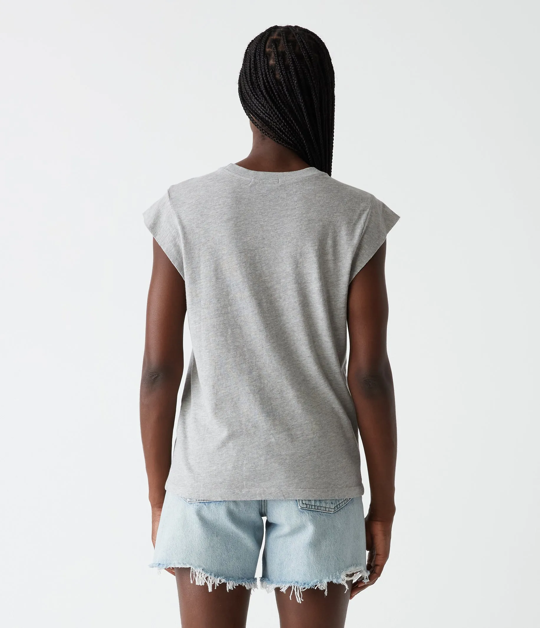 Joey Power Shoulder Tee sold by Michael Stars product image thumbnail 4