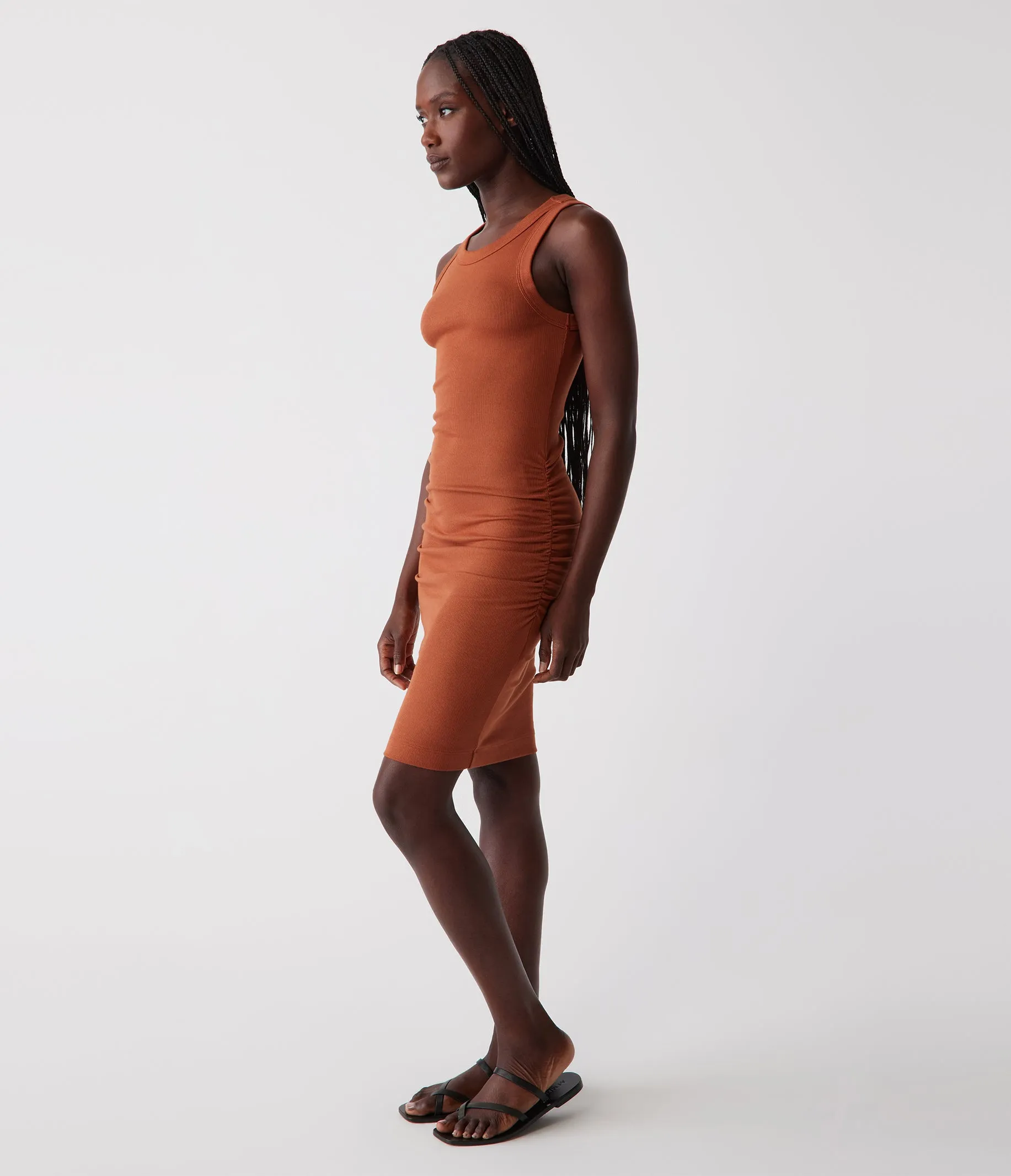 Demi Ribbed Dress sold by Michael Stars product image thumbnail 3