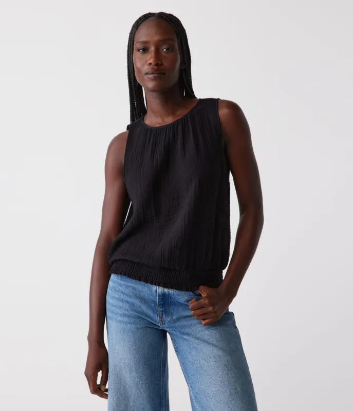 Janelle Tie Neck Tank made by Michael Stars