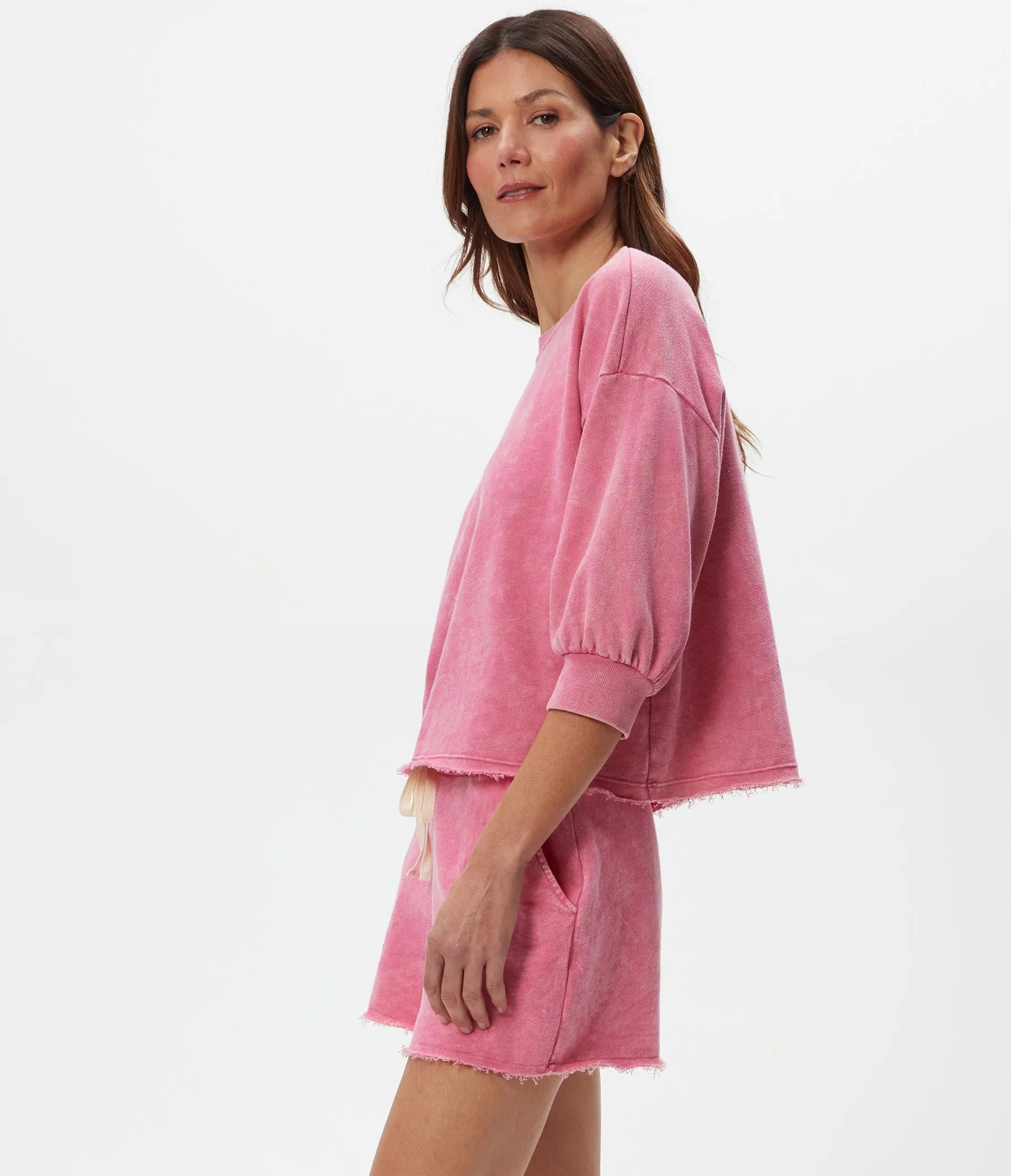 Julia Mineral Wash Pullover sold by Michael Stars product image thumbnail 5