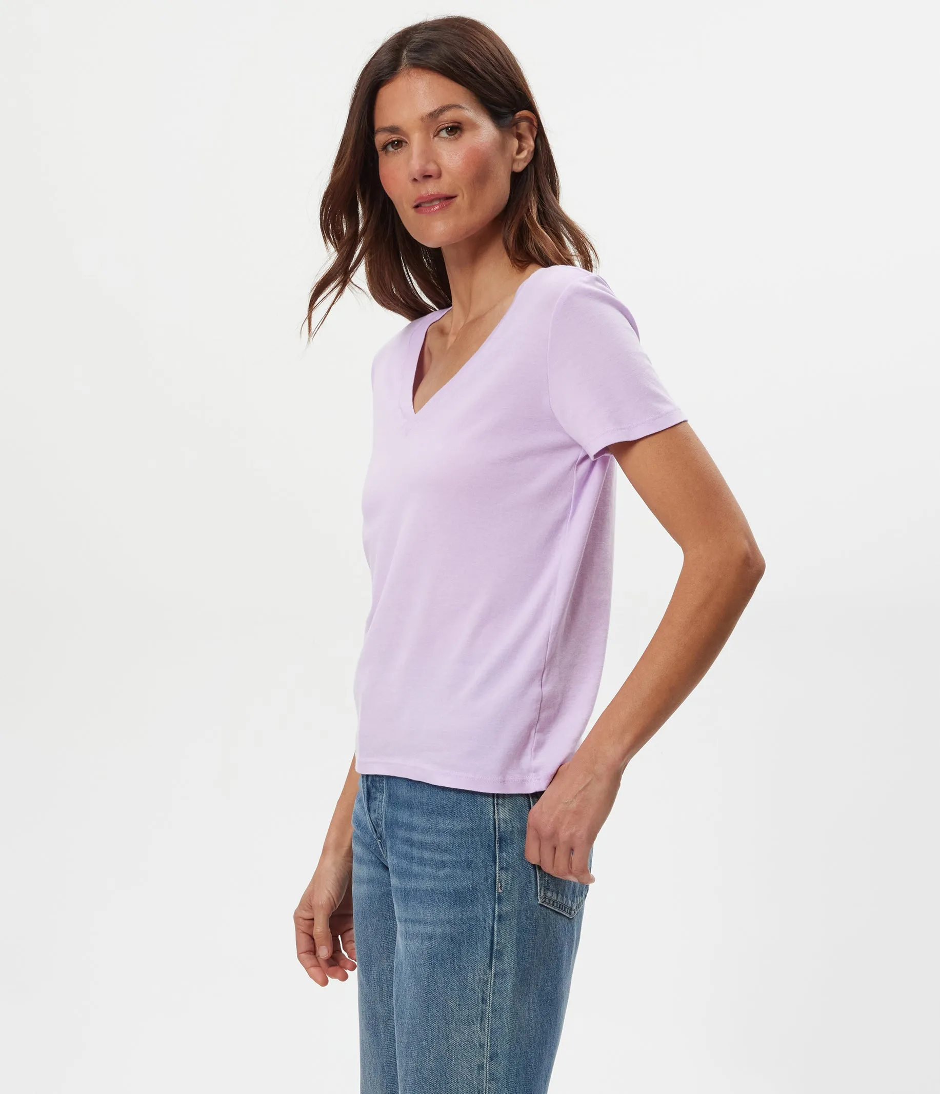 Dylan V-Neck Tee sold by Michael Stars product image thumbnail 3