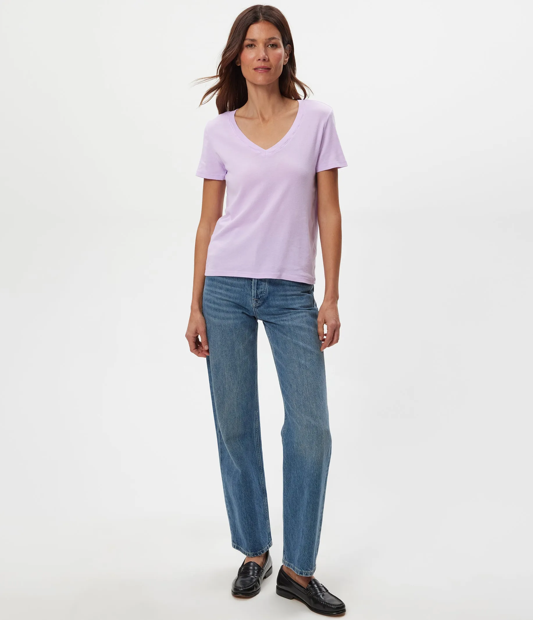 Dylan V-Neck Tee sold by Michael Stars product image thumbnail 2