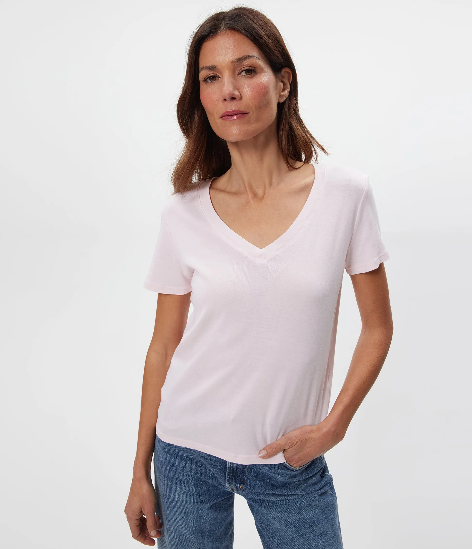 Dylan V-Neck Tee sold by Michael Stars product image thumbnail 5