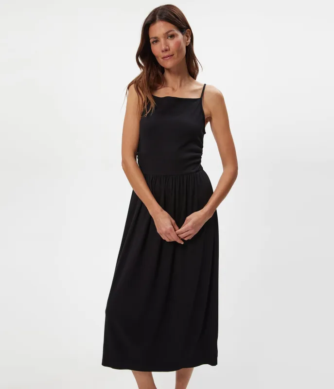 Petite Square Neck Midi Dress made by Michael Stars