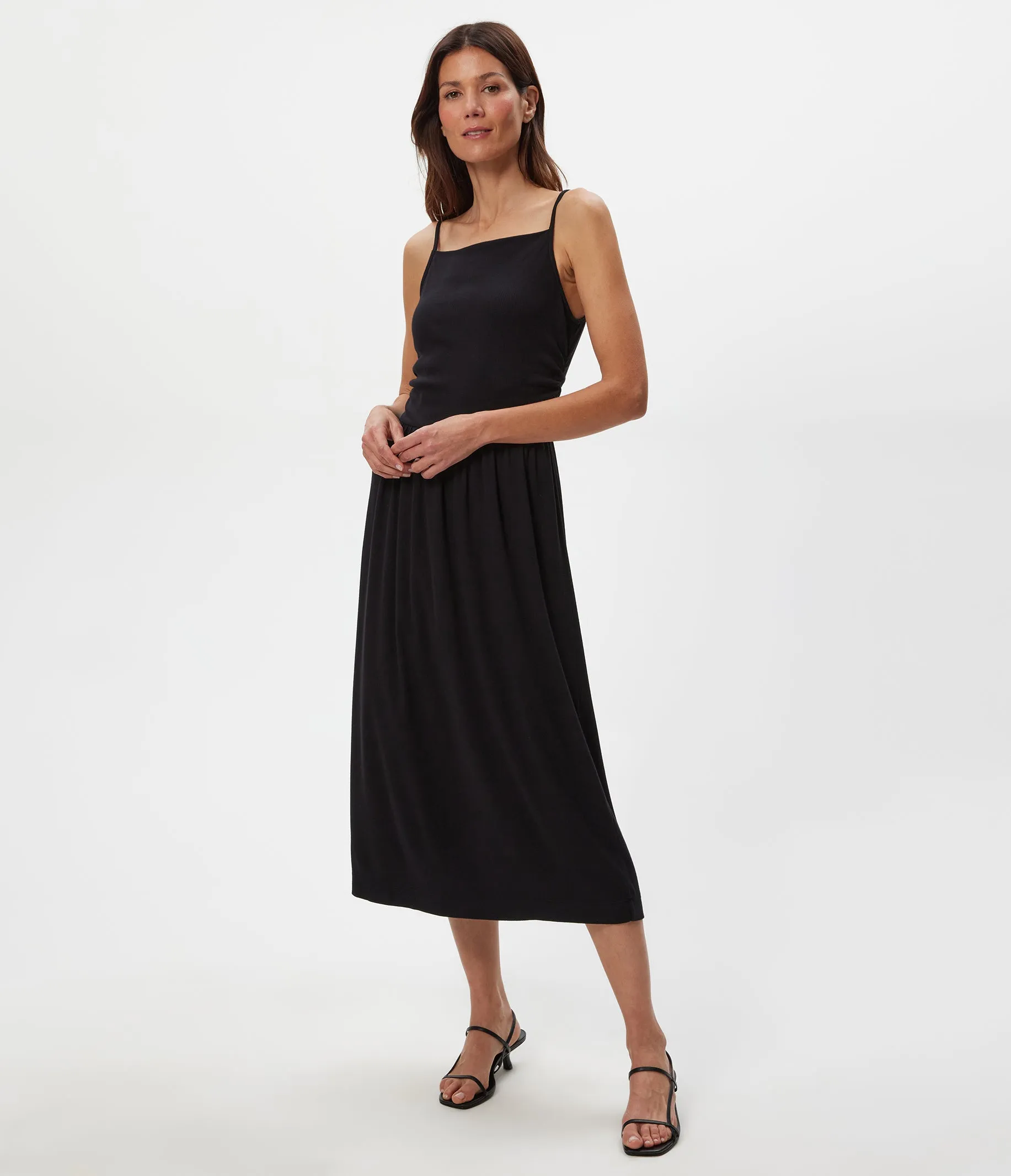 Petite Square Neck Midi Dress sold by Michael Stars product image thumbnail 2