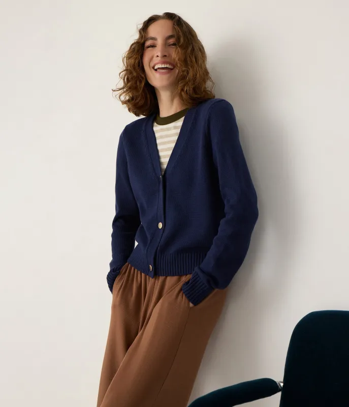 Tracey Cropped Cardigan made by Michael Stars