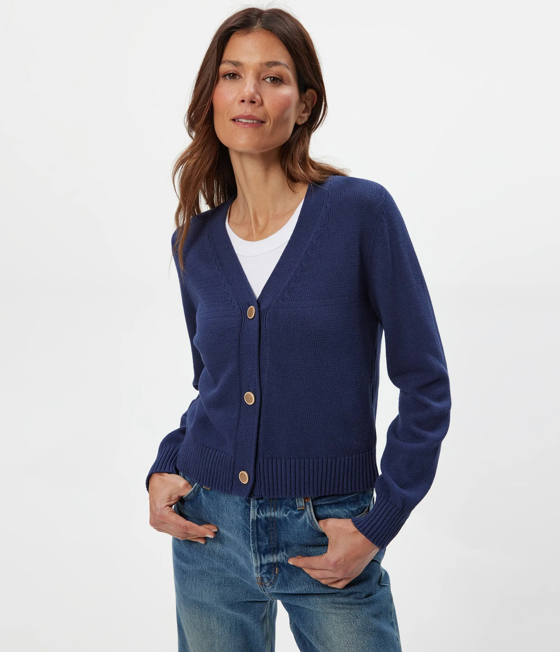 Tracey Cropped Cardigan sold by Michael Stars product image thumbnail 2