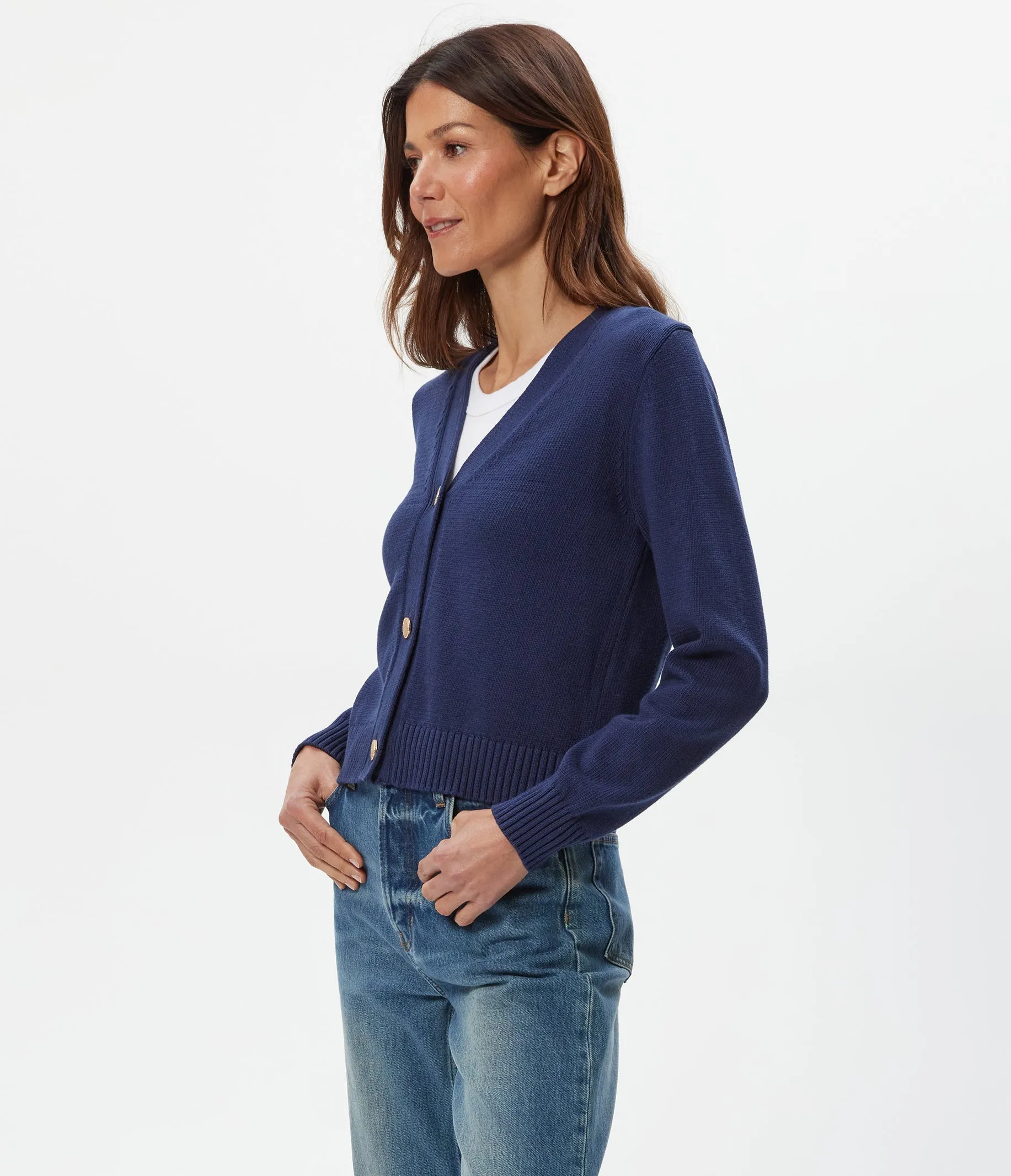 Tracey Cropped Cardigan sold by Michael Stars product image thumbnail 5