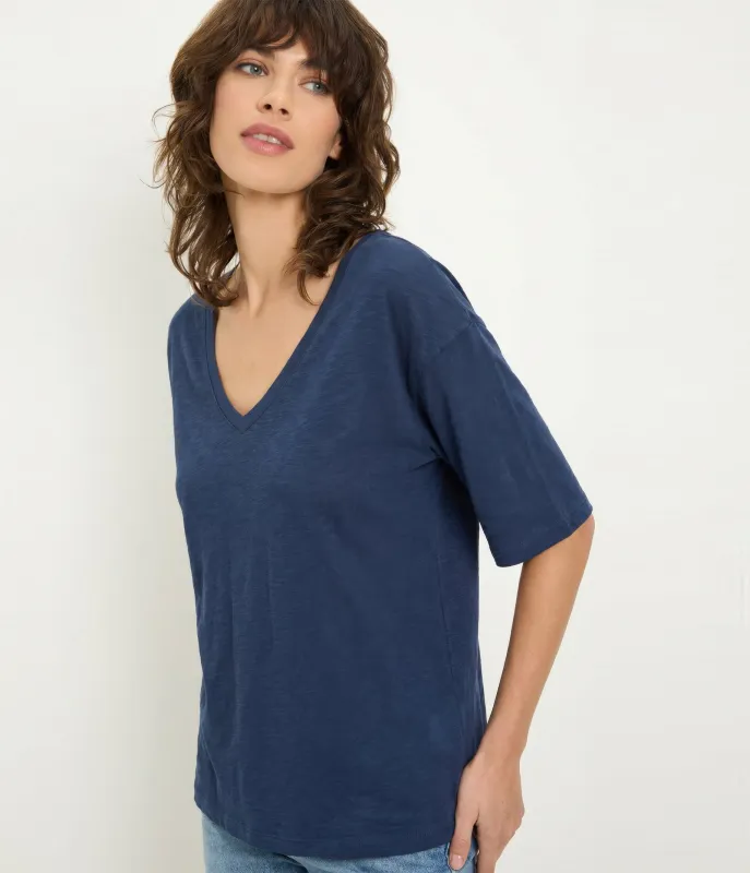 Liam V-Neck Tee made by Michael Stars