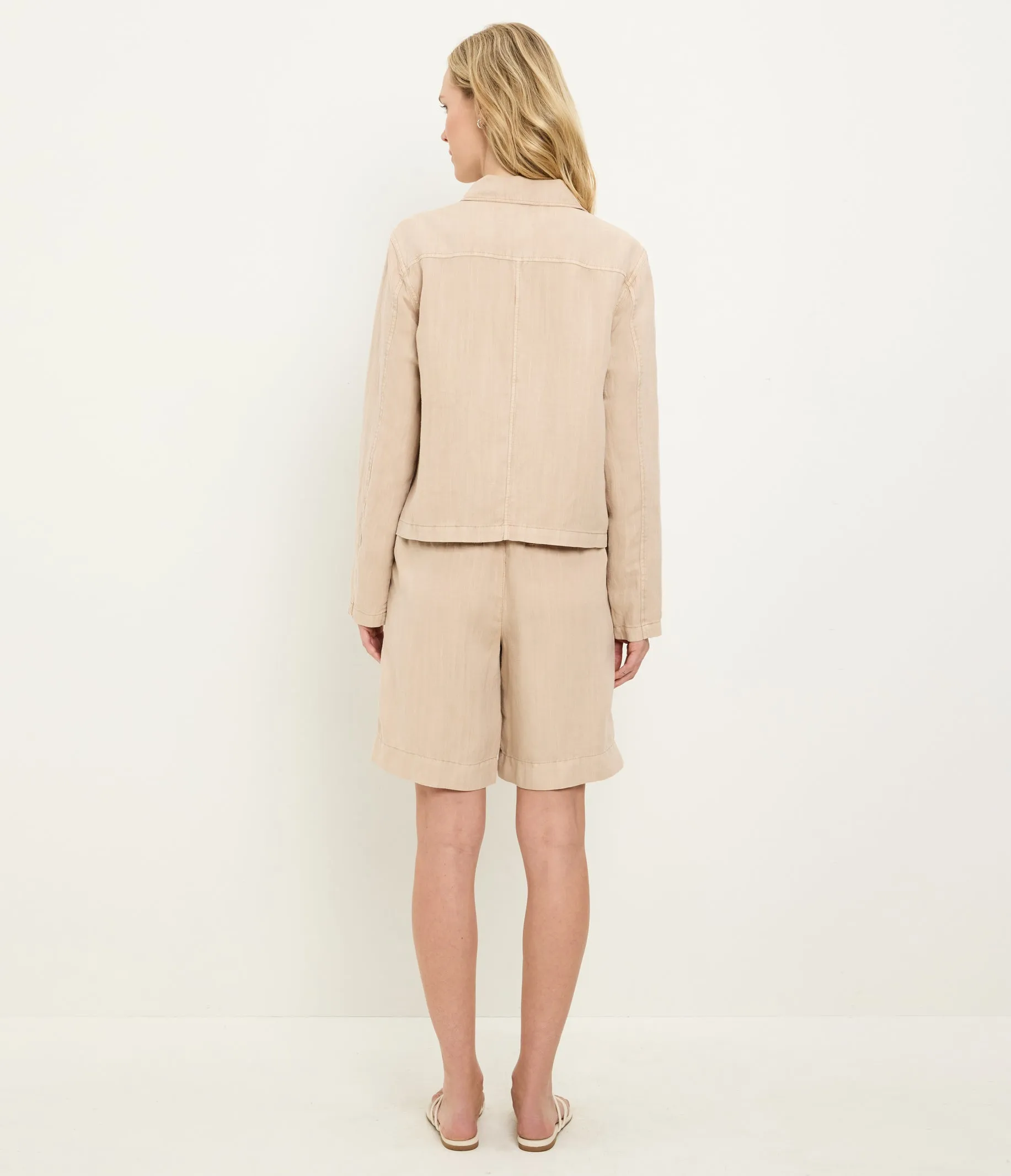 Nash Linen Jacket sold by Michael Stars product image thumbnail 4