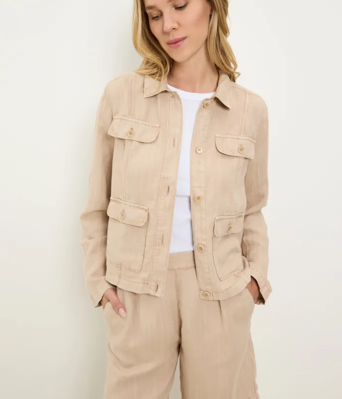 Nash Linen Jacket made by Michael Stars