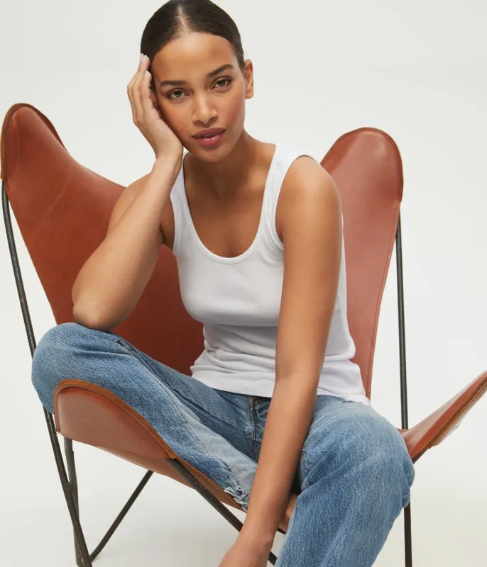 Chelsea Ribbed Tank made by Michael Stars