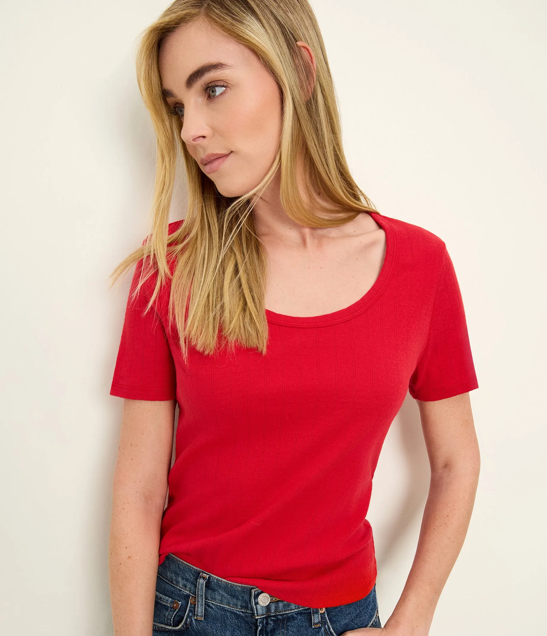 Cecile Crewneck Tee sold by Michael Stars