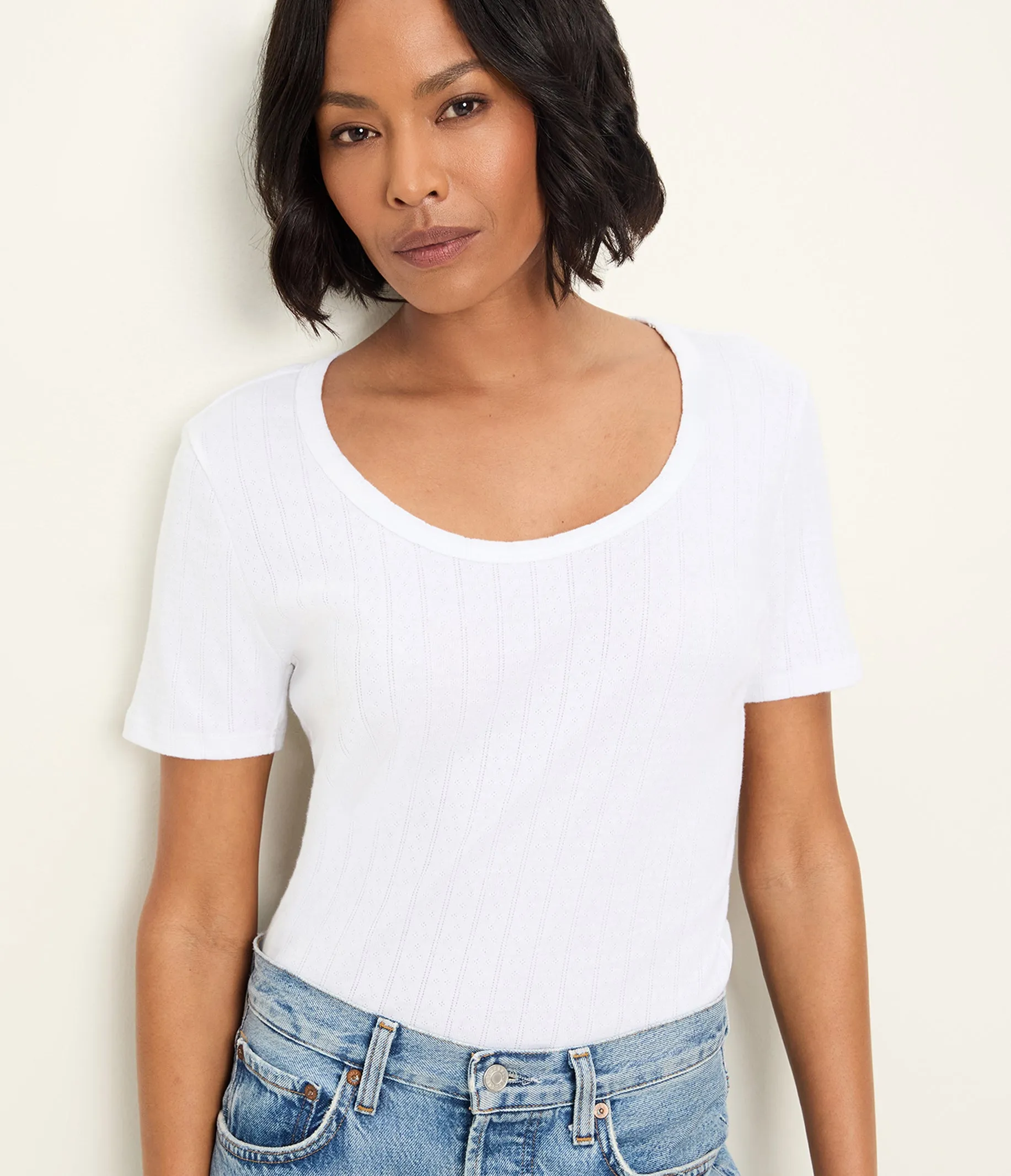Cecile Crewneck Tee sold by Michael Stars product image thumbnail 5