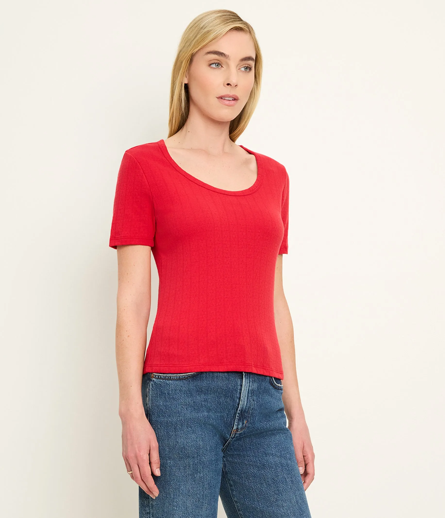 Cecile Crewneck Tee sold by Michael Stars product image thumbnail 2