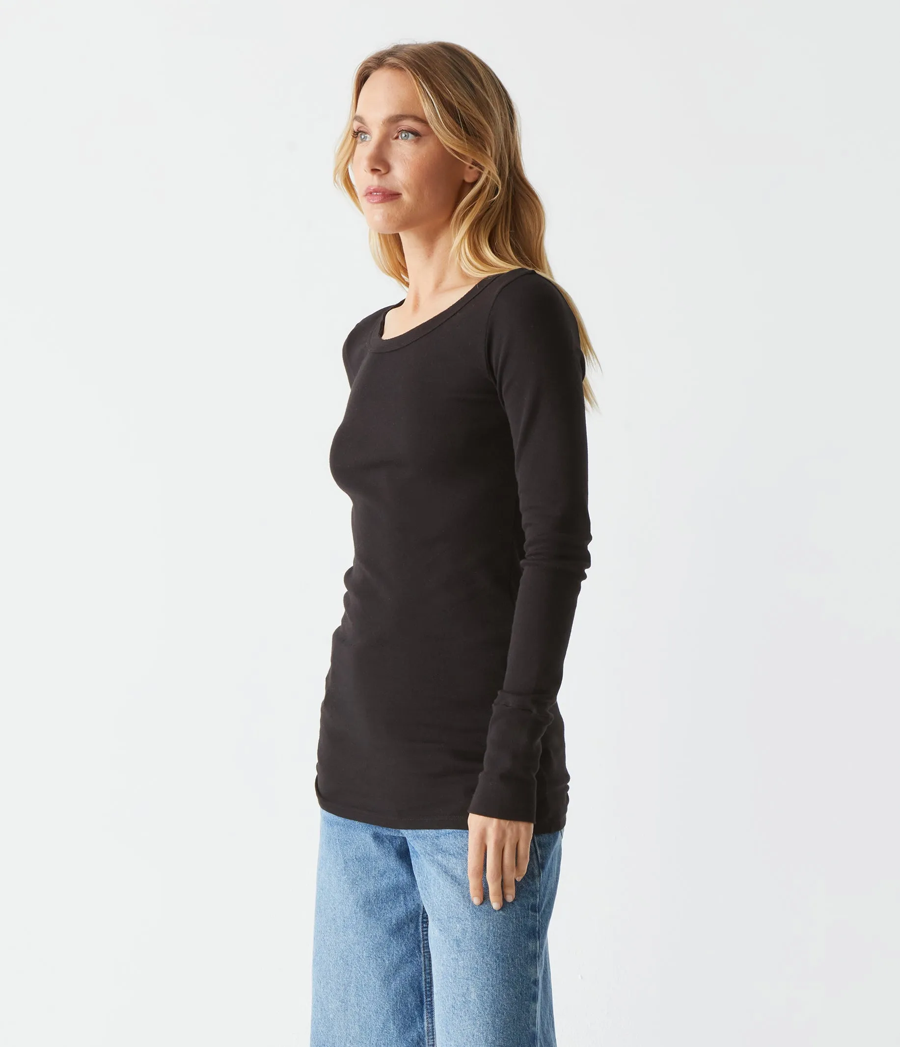 Legacy Supima Tee with Raw Edge sold by Michael Stars product image thumbnail 3