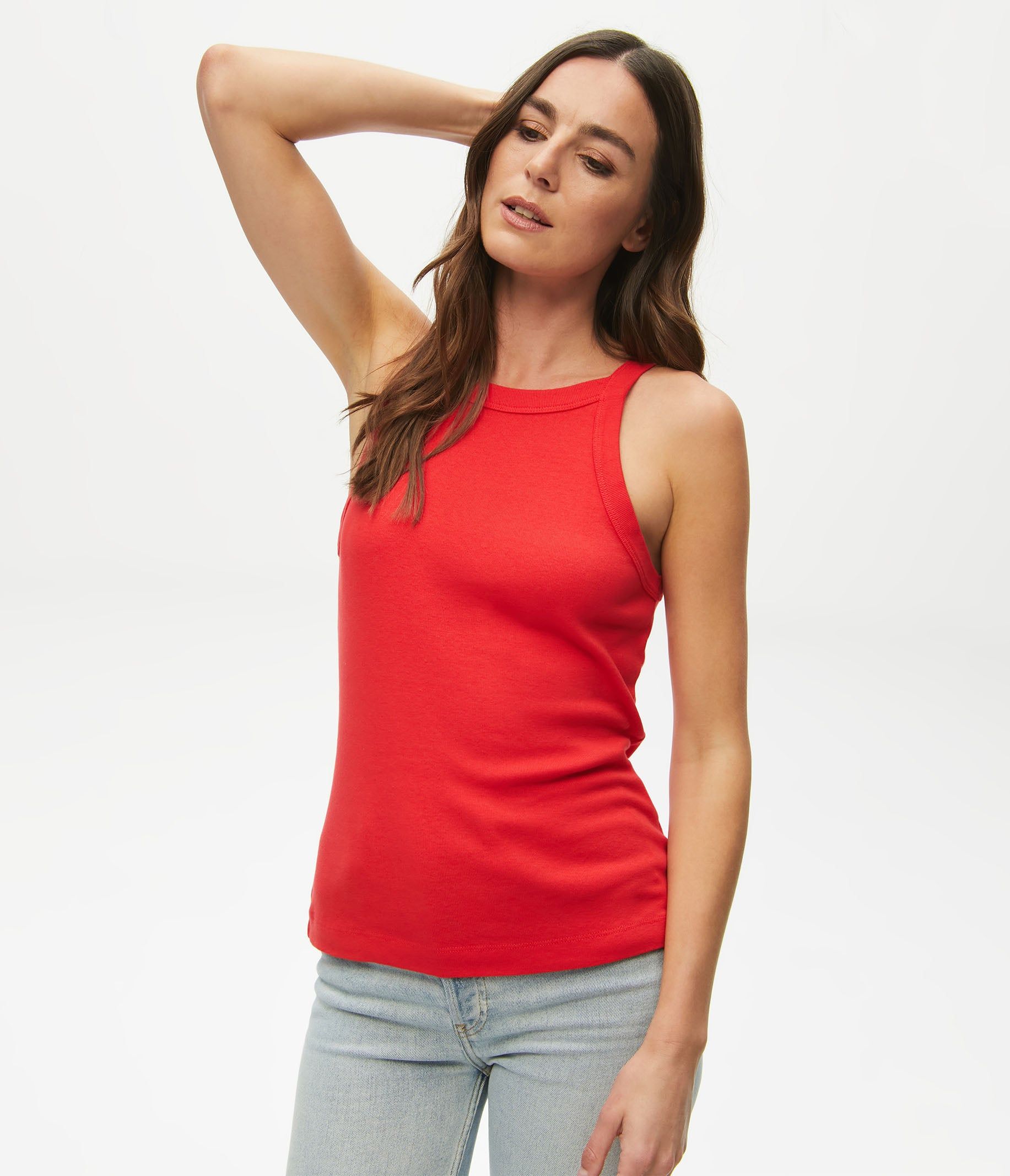 Aria Halter Tank sold by Michael Stars