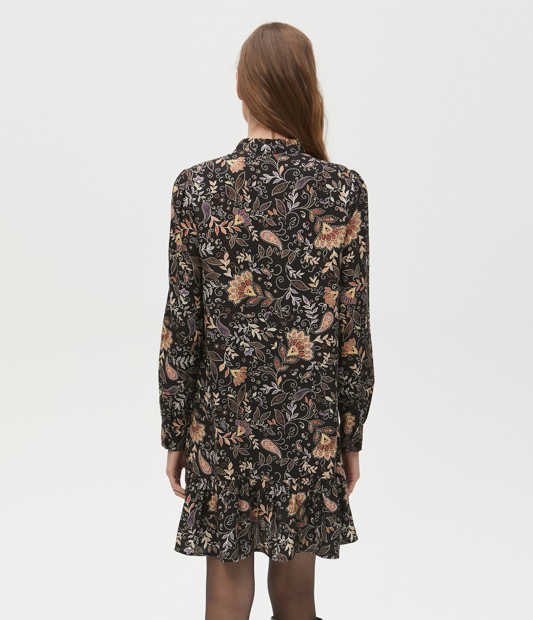 Kita Paisley Dress with Keyhole sold by Michael Stars product image thumbnail 4