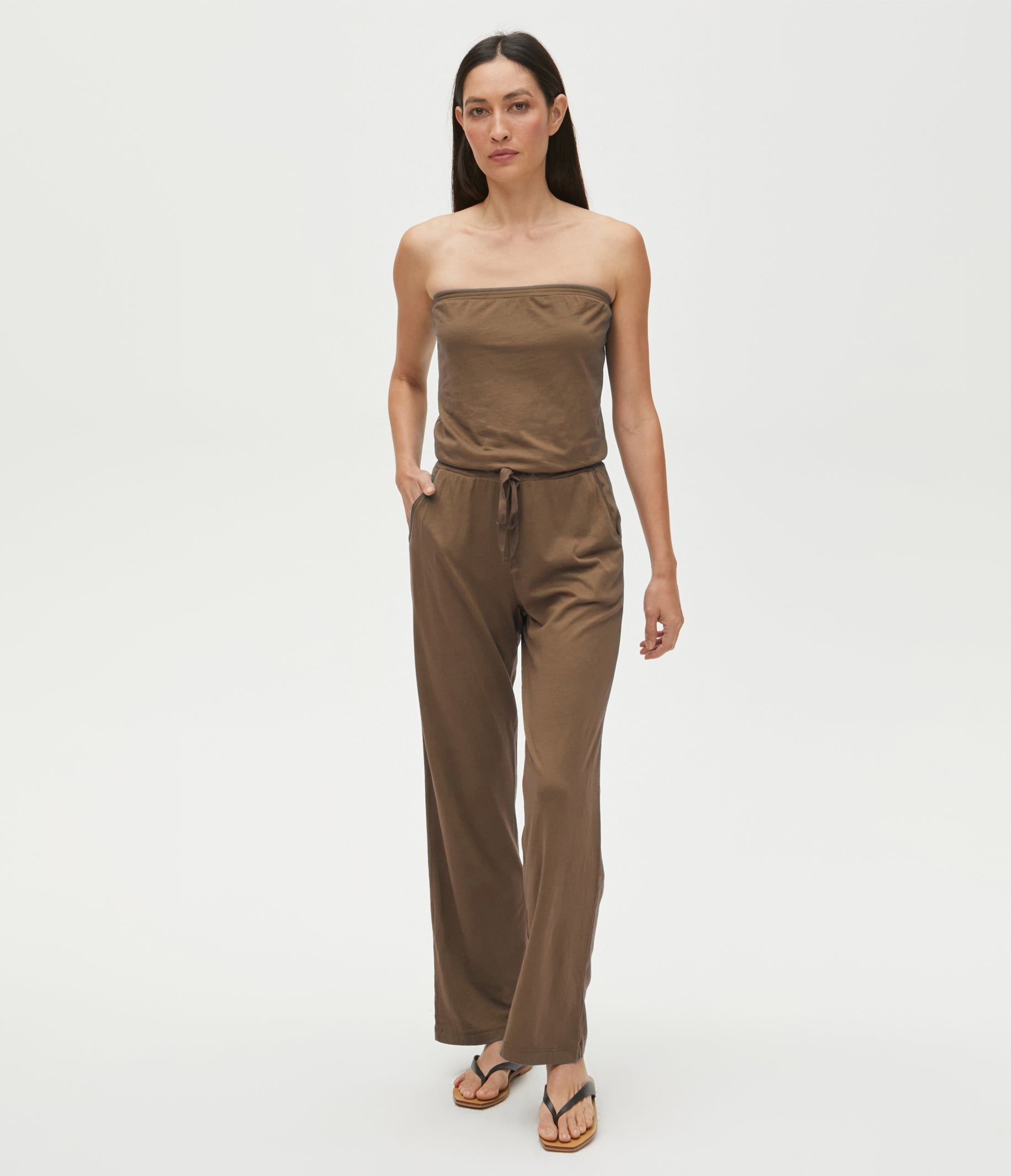 Skye Strapless Jumpsuit sold by Michael Stars product image thumbnail 5