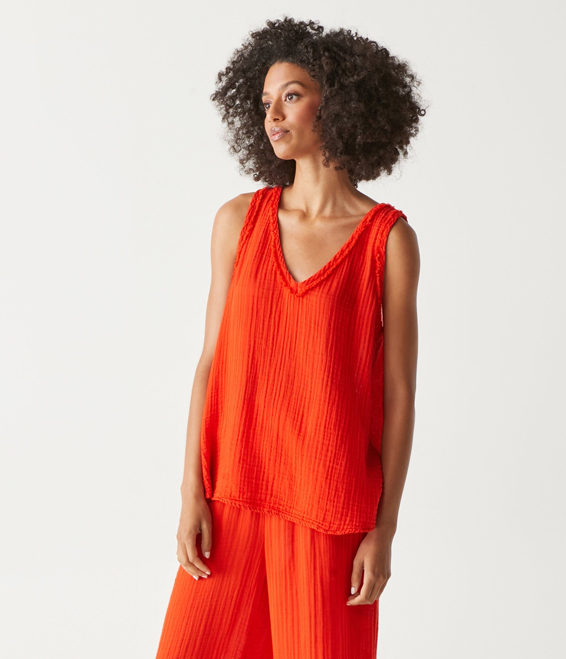 Tammy Gauze Tank sold by Michael Stars product image thumbnail 3