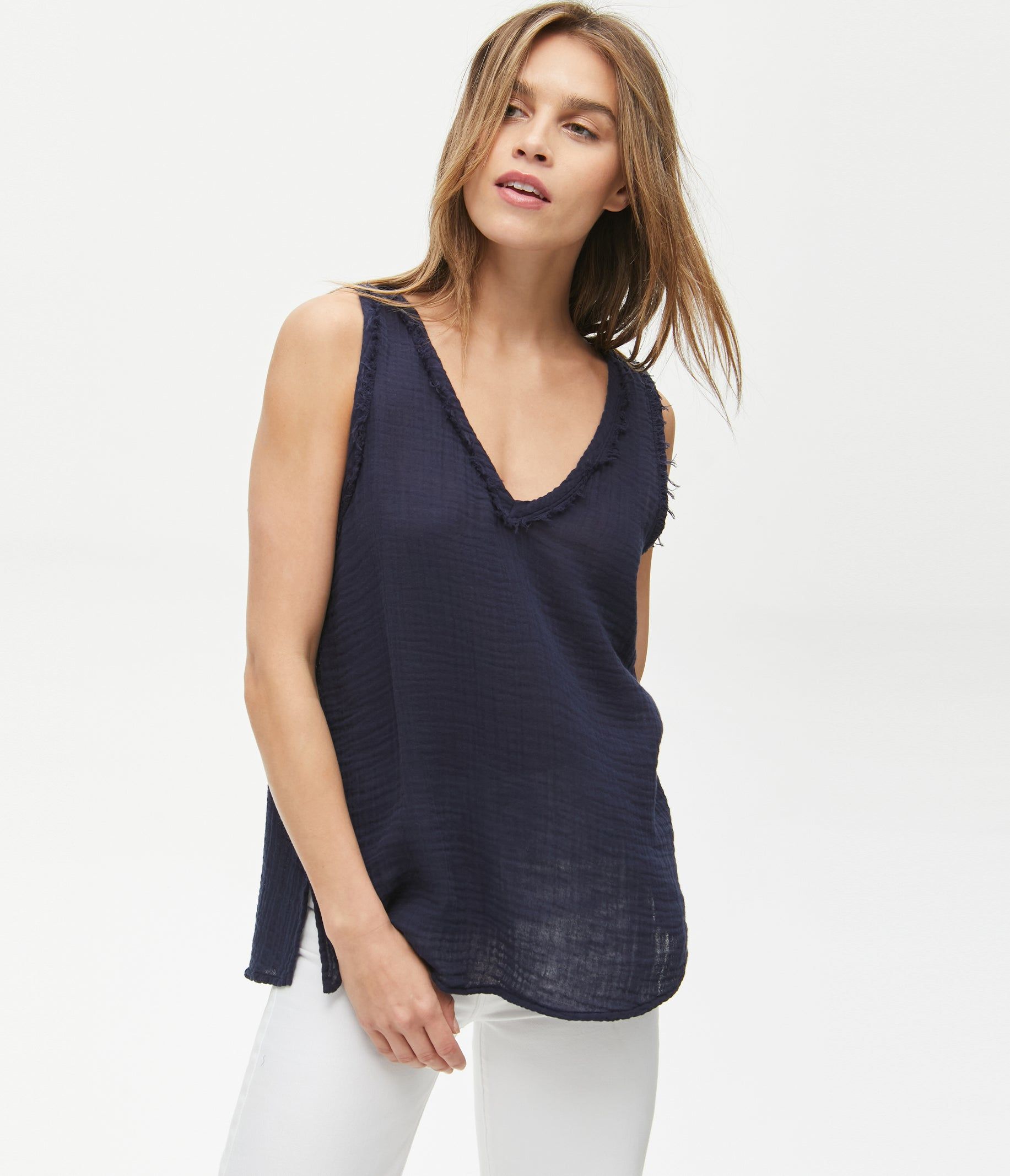 Tammy Gauze Tank sold by Michael Stars product image thumbnail 5