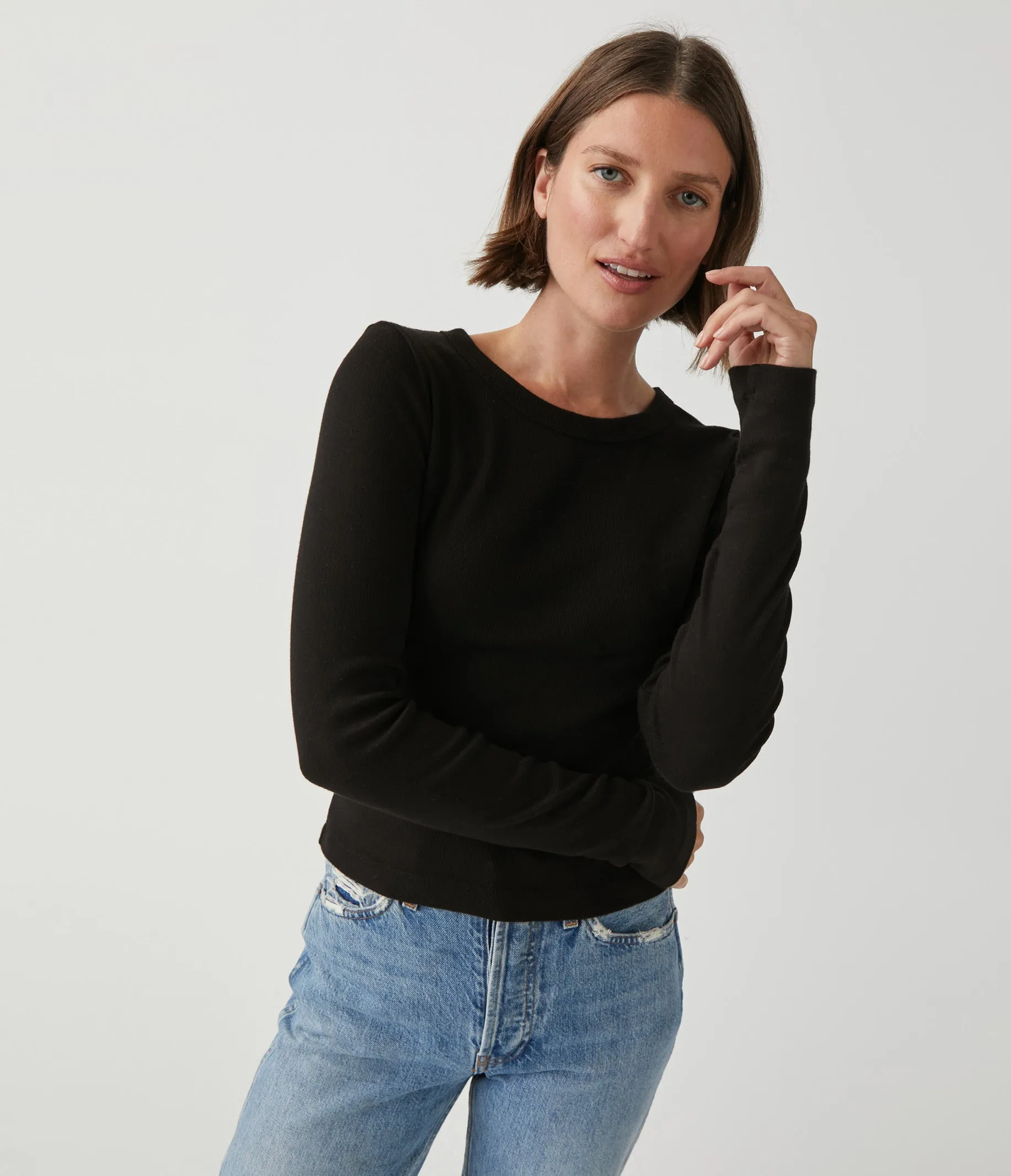 Orion Cropped Tee sold by Michael Stars