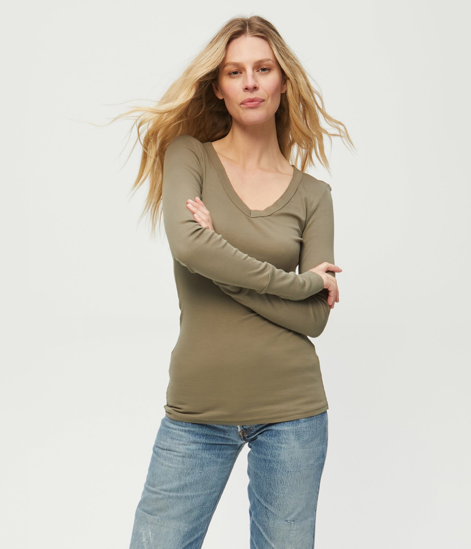 Molly V-Neck Tee sold by Michael Stars product image thumbnail 21