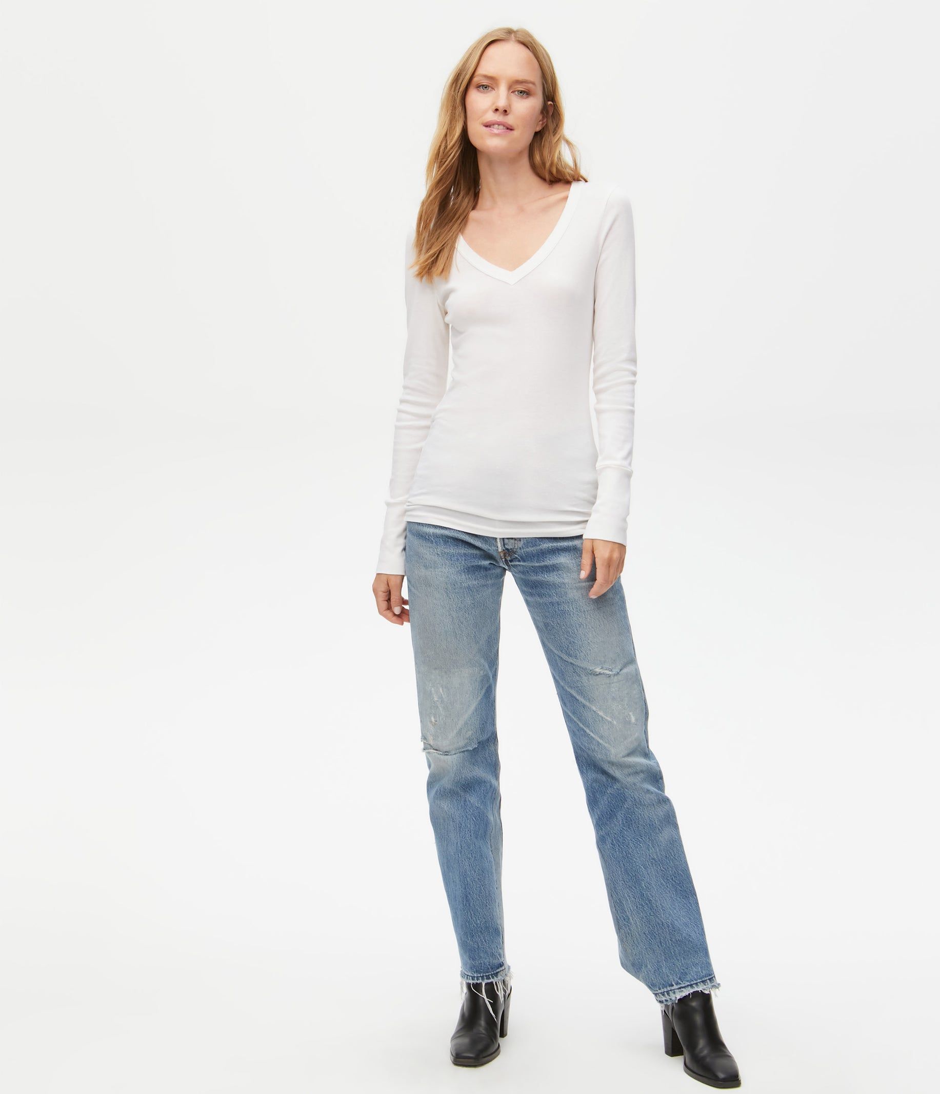 Molly V-Neck Tee sold by Michael Stars product image thumbnail 12