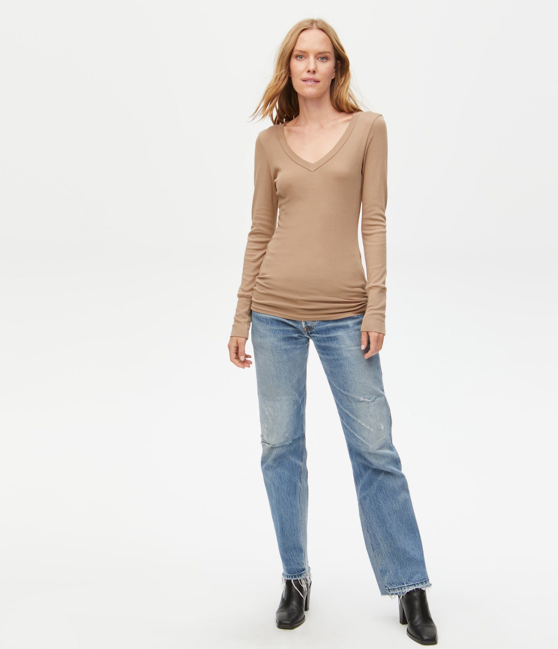 Molly V-Neck Tee sold by Michael Stars product image thumbnail 9