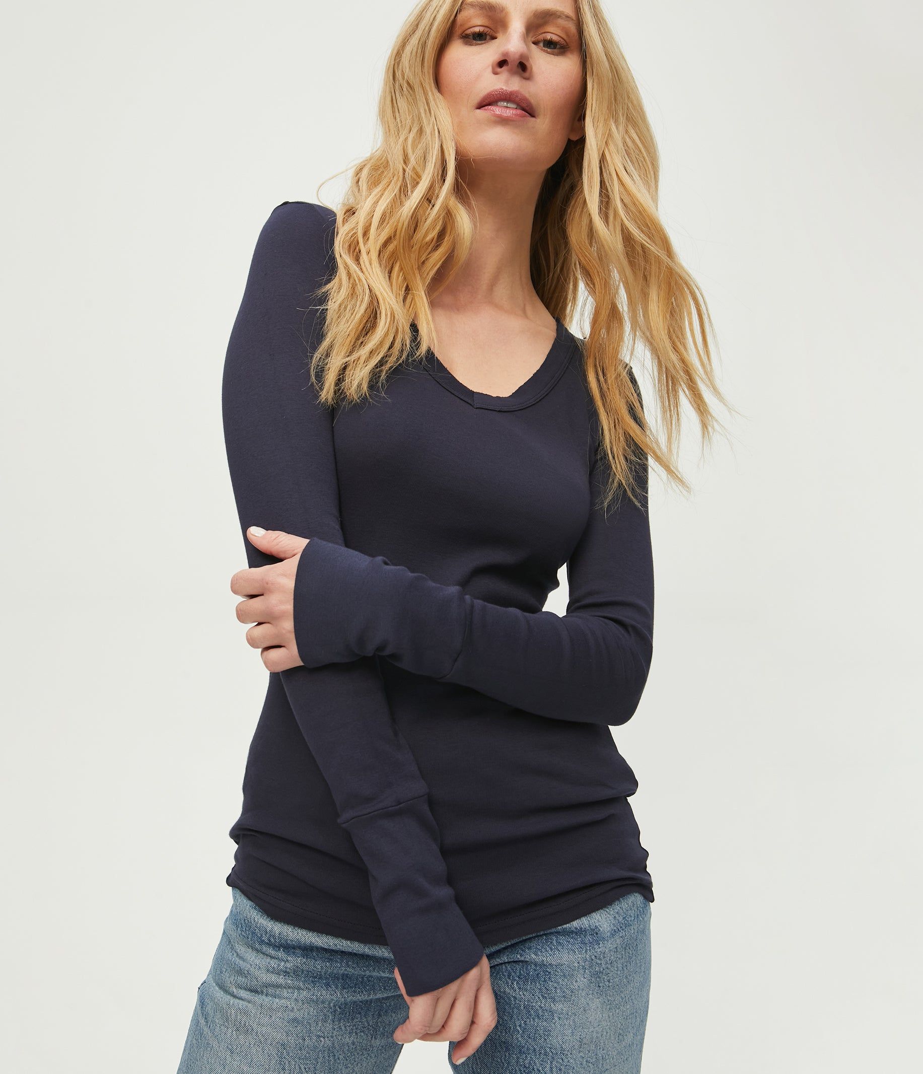 Molly V-Neck Tee sold by Michael Stars product image thumbnail 18