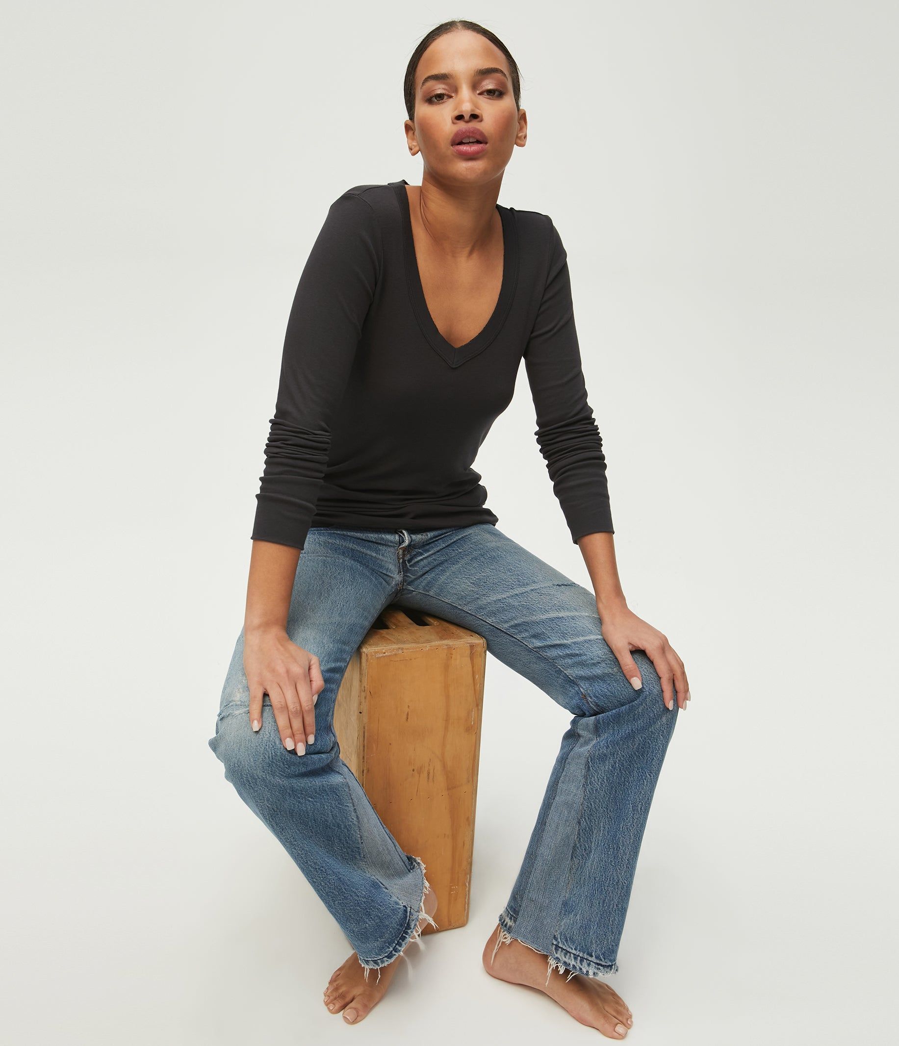 Molly V-Neck Tee sold by Michael Stars product image thumbnail 24