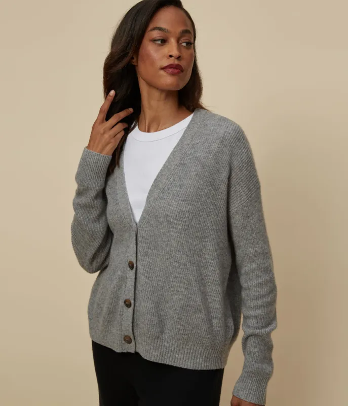 Julia Cashmere Cardigan sold by Michael Stars