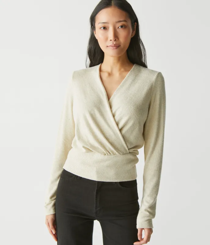 India Sparkle Surplice Top sold by Michael Stars