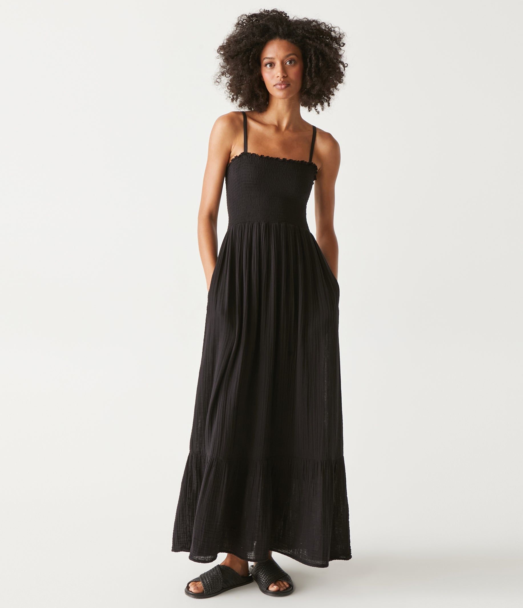 Alejandra Gauze Maxi Dress sold by Michael Stars product image thumbnail 5