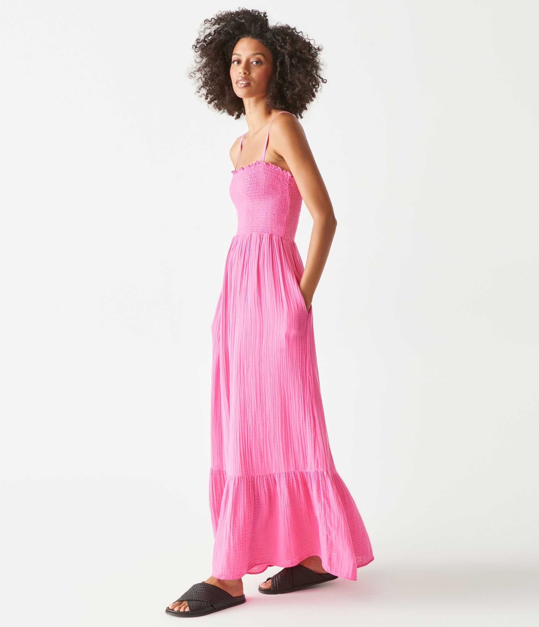 Alejandra Gauze Maxi Dress sold by Michael Stars product image thumbnail 3