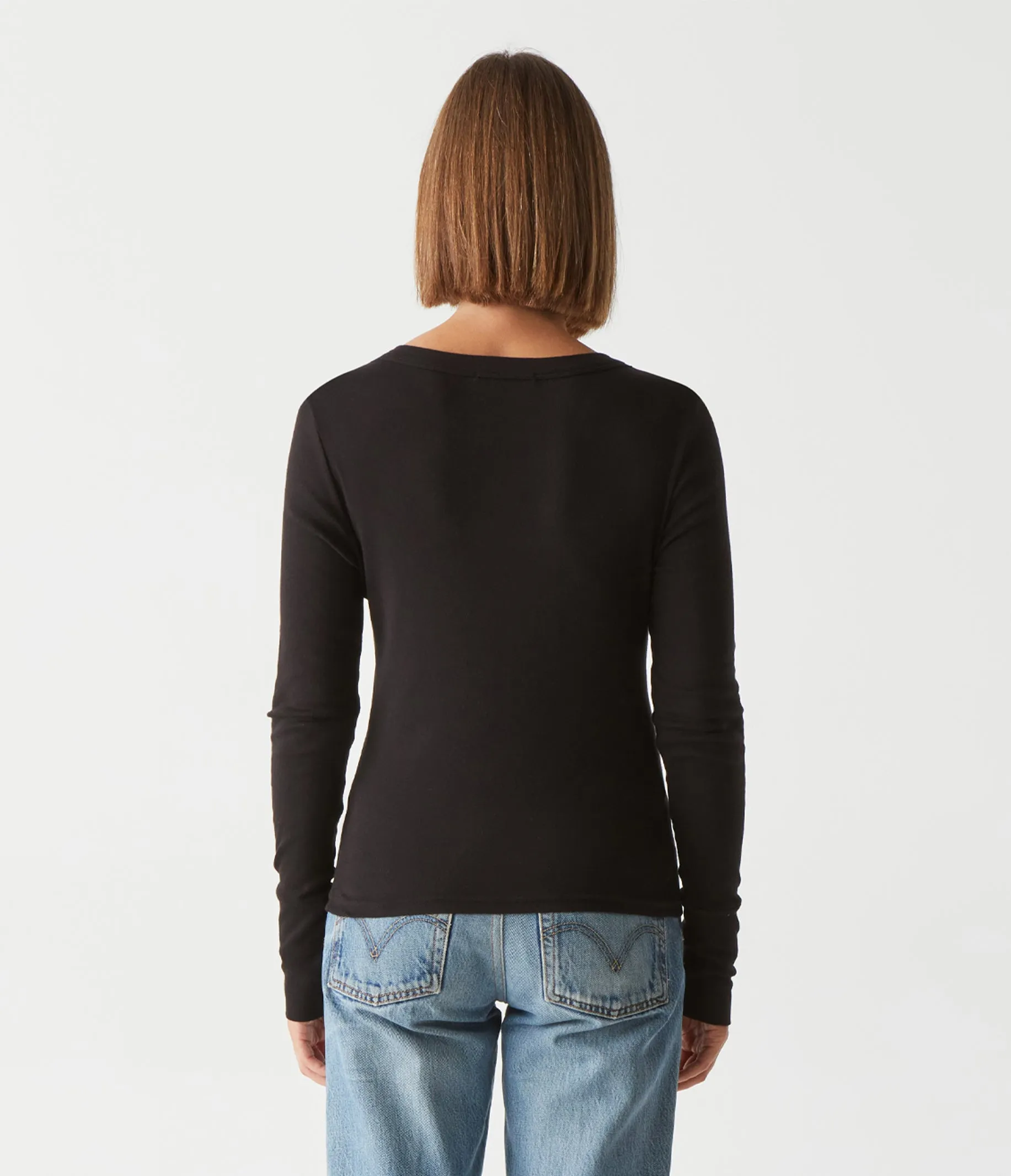 Logan Supima V-Neck Tee sold by Michael Stars product image thumbnail 4