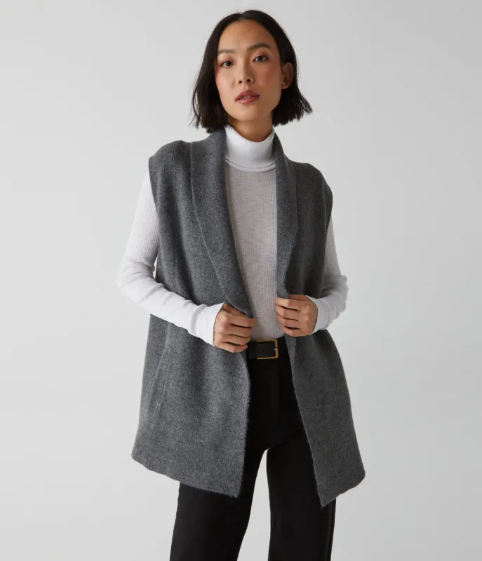 Tyler Open Front Vest made by Michael Stars