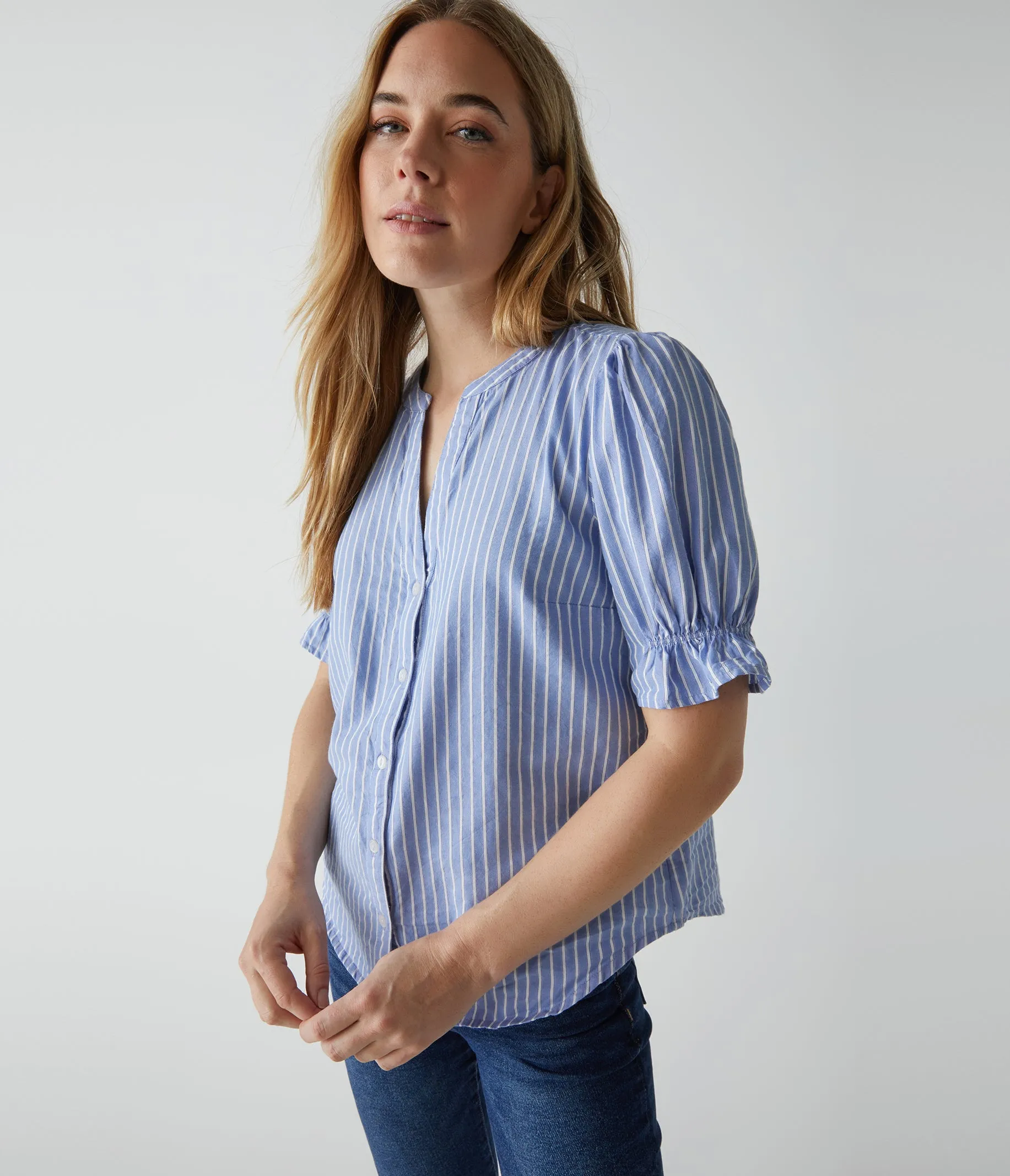 Eva Button Down Shirt sold by Michael Stars product image thumbnail 3