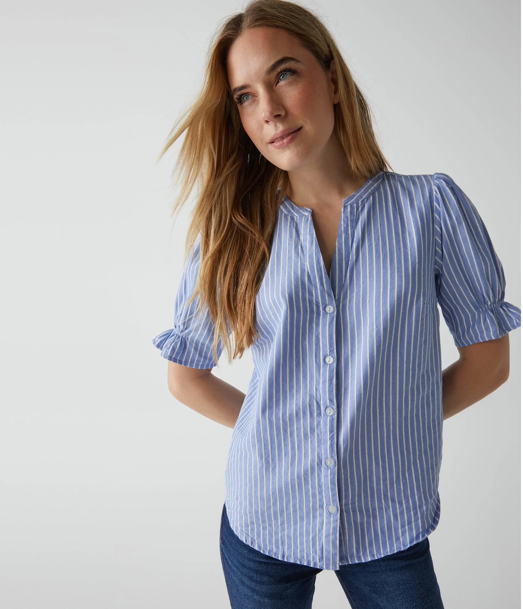 Eva Button Down Shirt sold by Michael Stars product image thumbnail 2