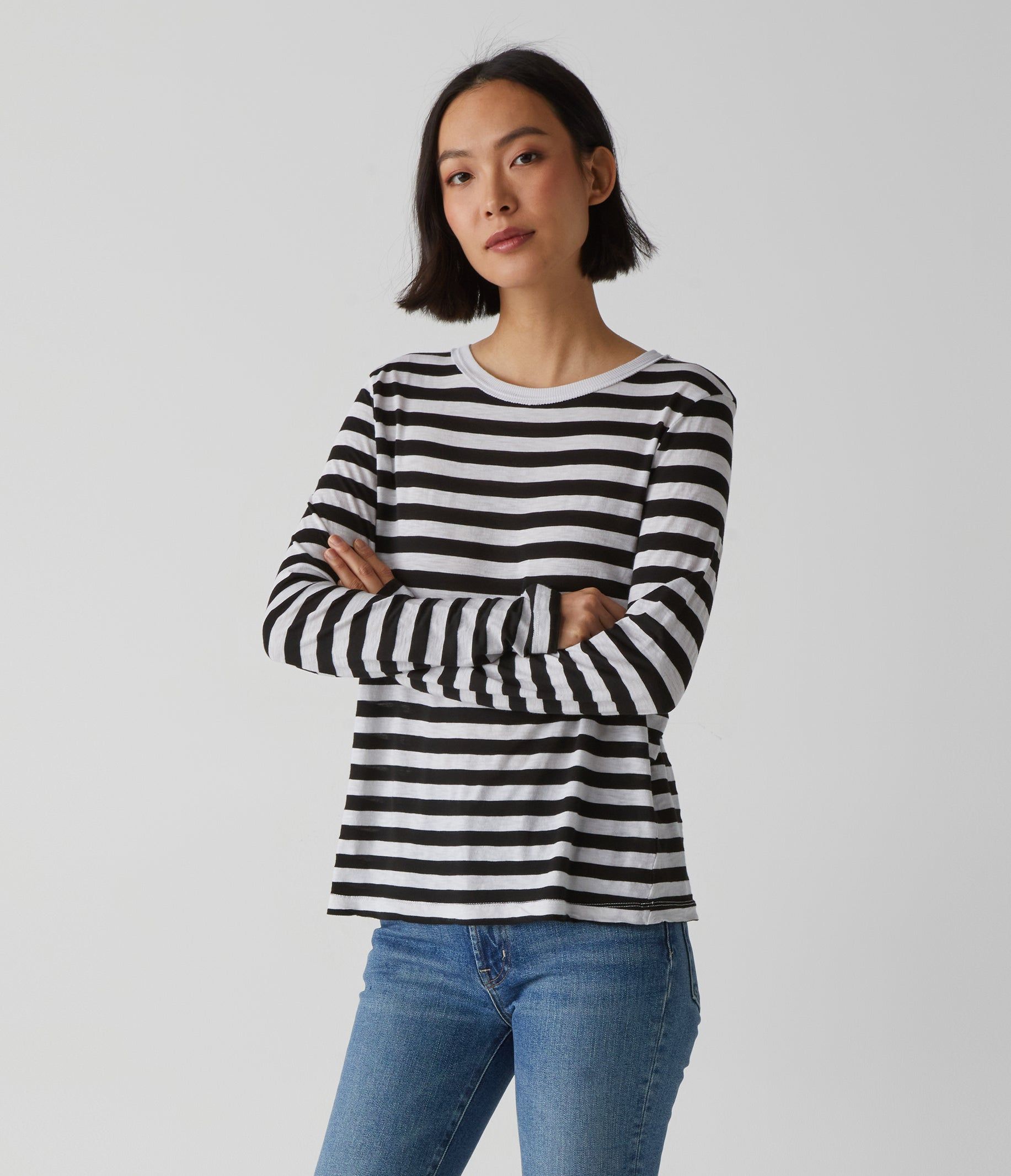 Dani Striped Tee sold by Michael Stars product image thumbnail 3