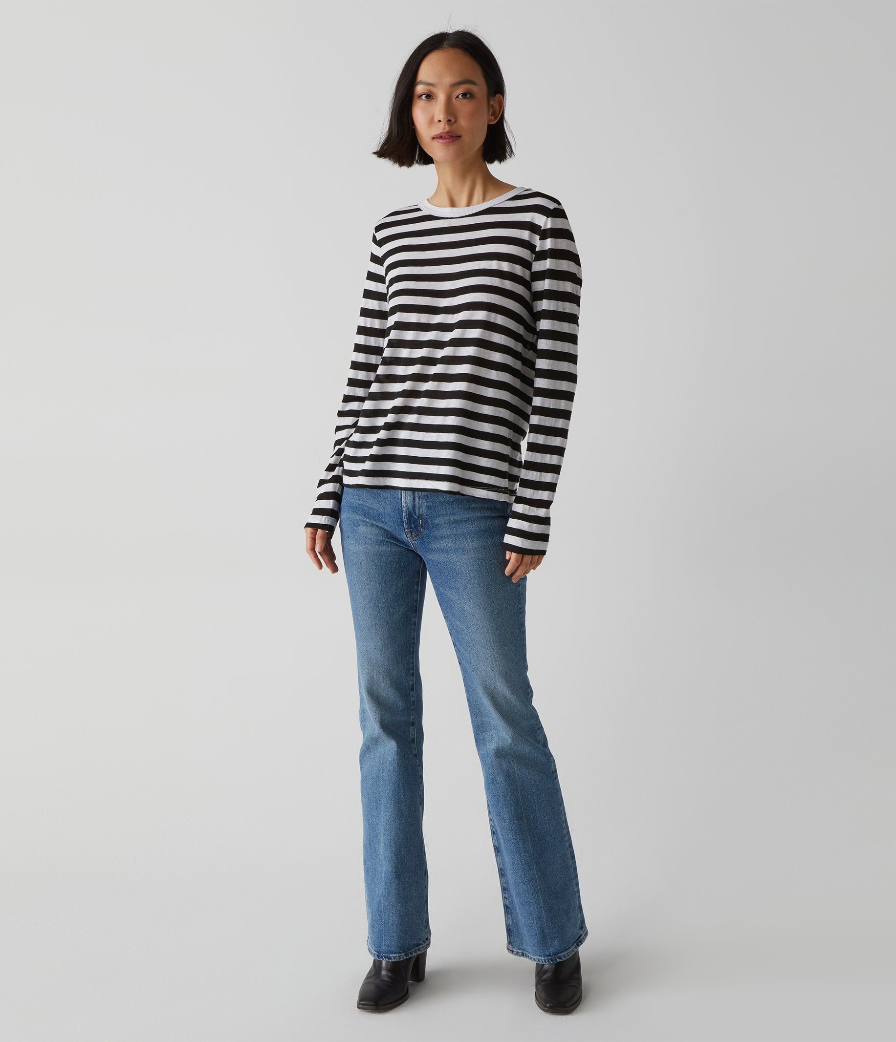 Dani Striped Tee sold by Michael Stars product image thumbnail 2