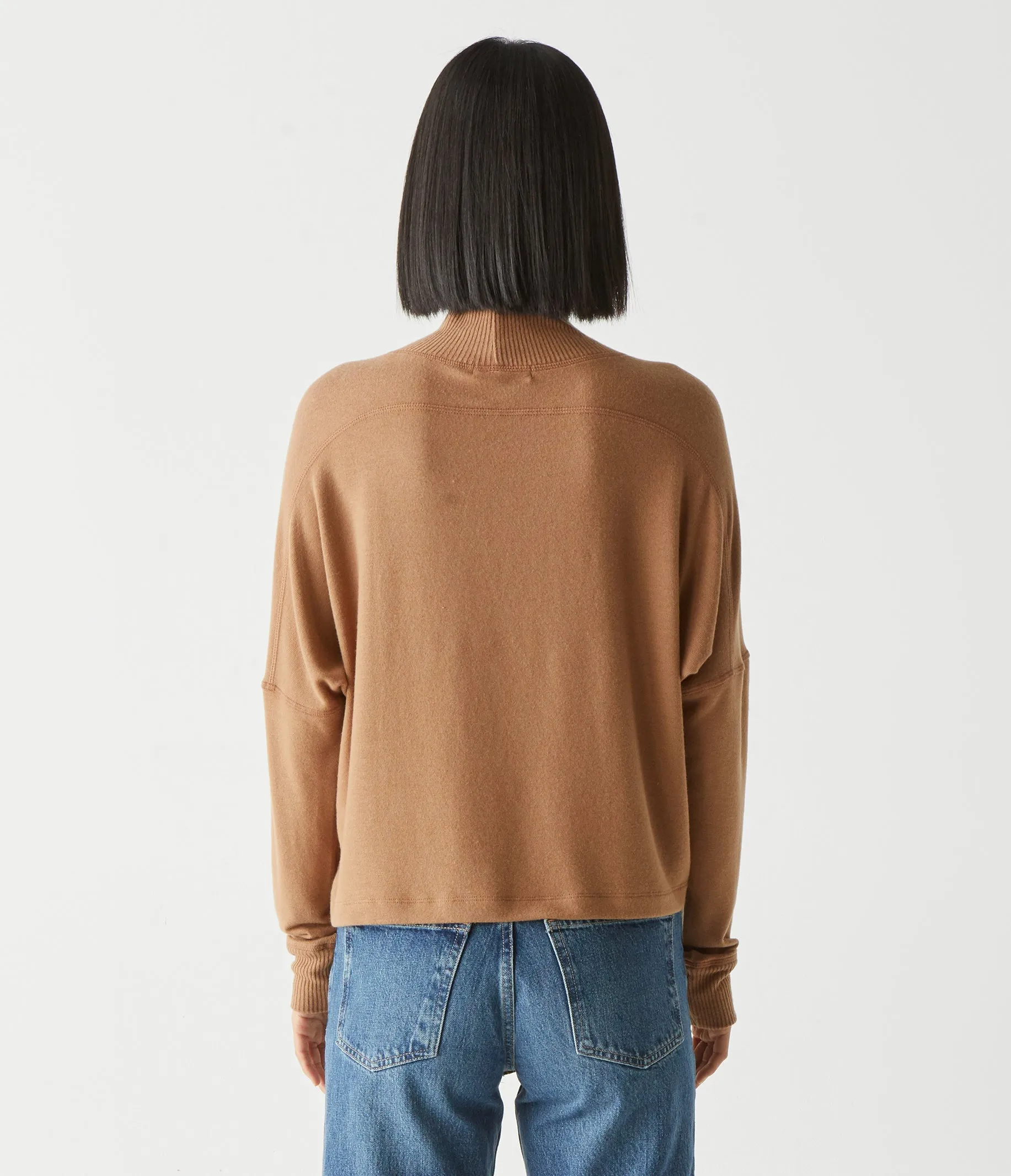 Marcy Mock Neck Top sold by Michael Stars product image thumbnail 3