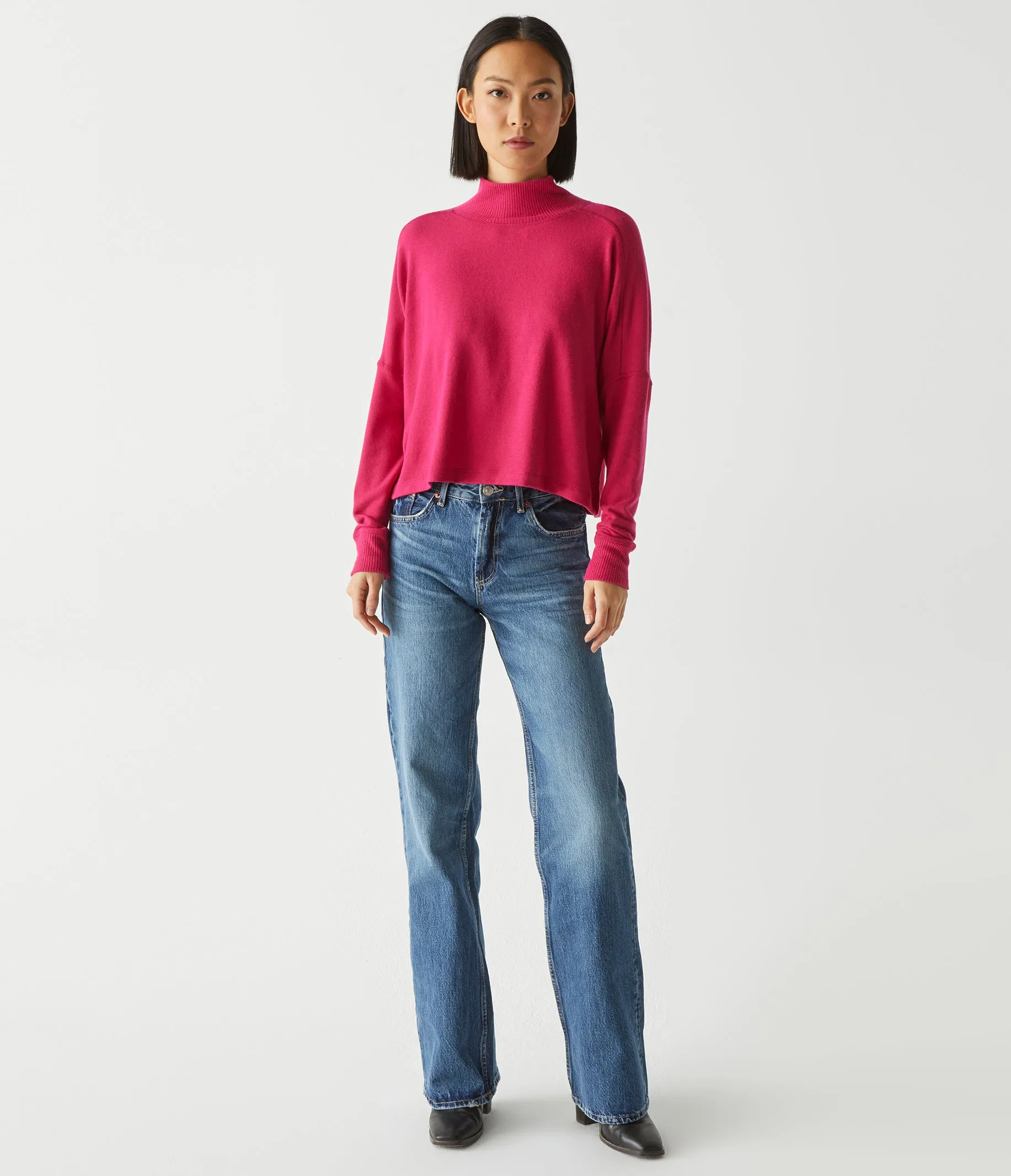 Marcy Mock Neck Top sold by Michael Stars product image thumbnail 5