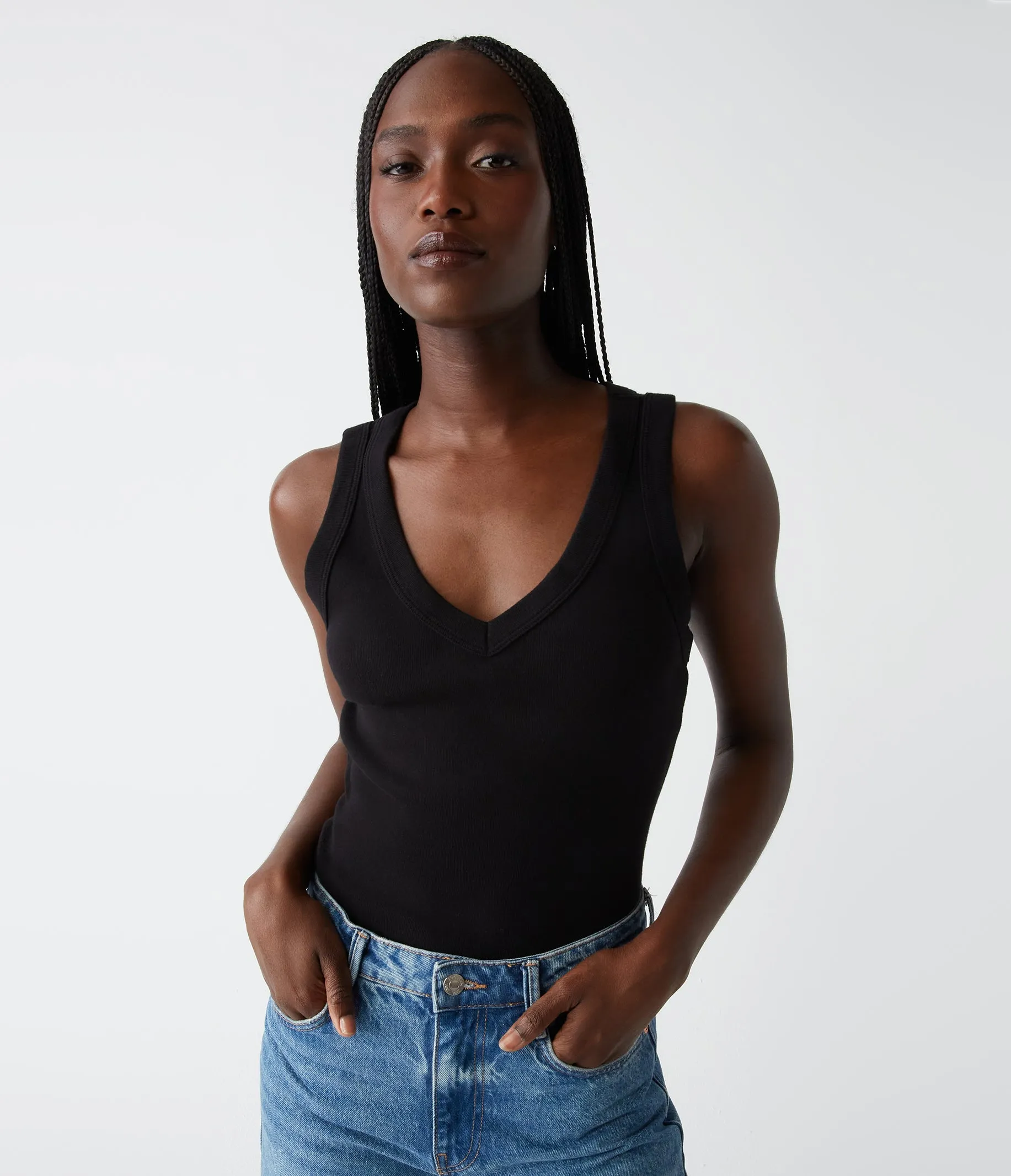 Maya V-Neck Tank sold by Michael Stars