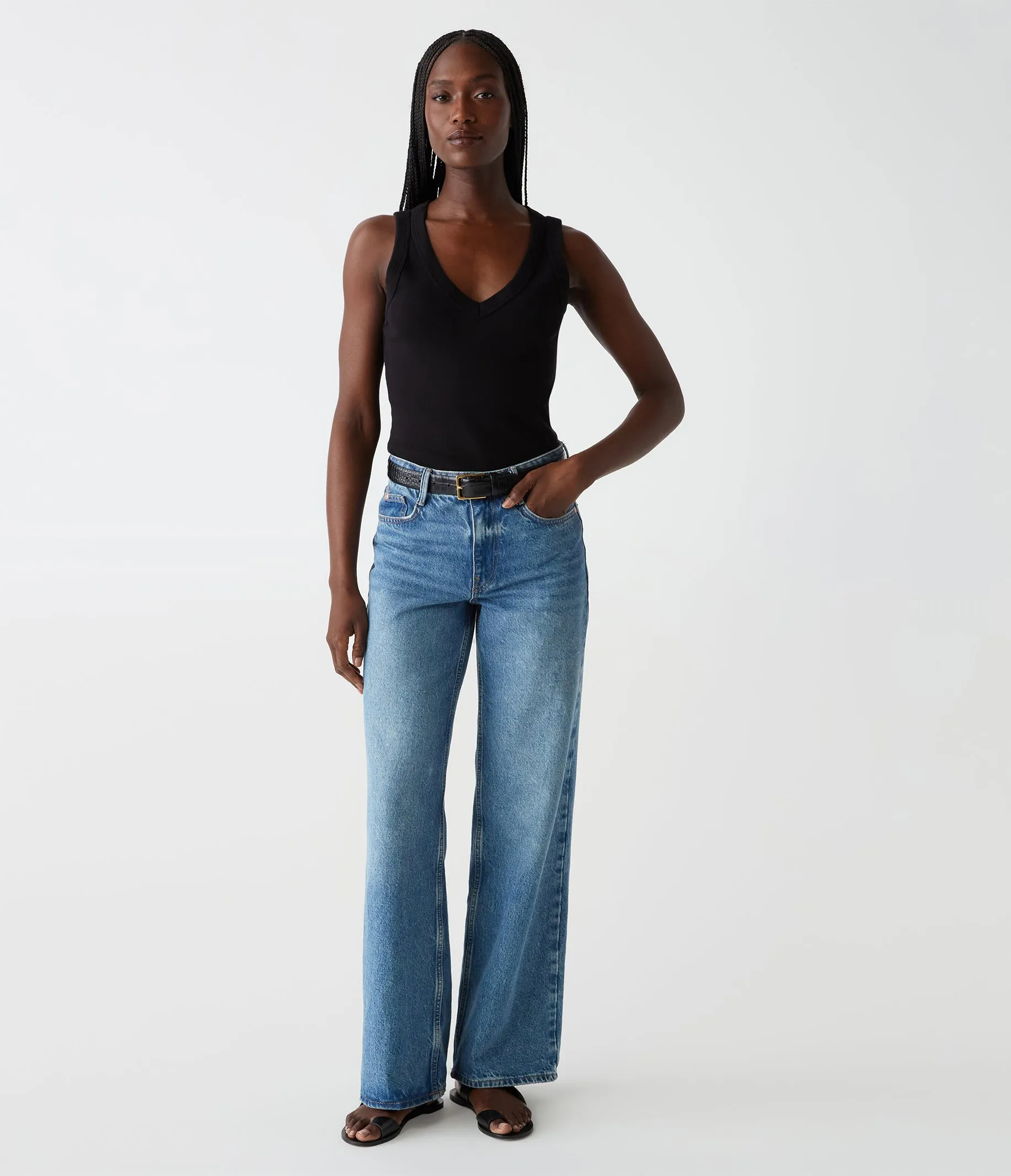 Maya V-Neck Tank sold by Michael Stars product image thumbnail 2